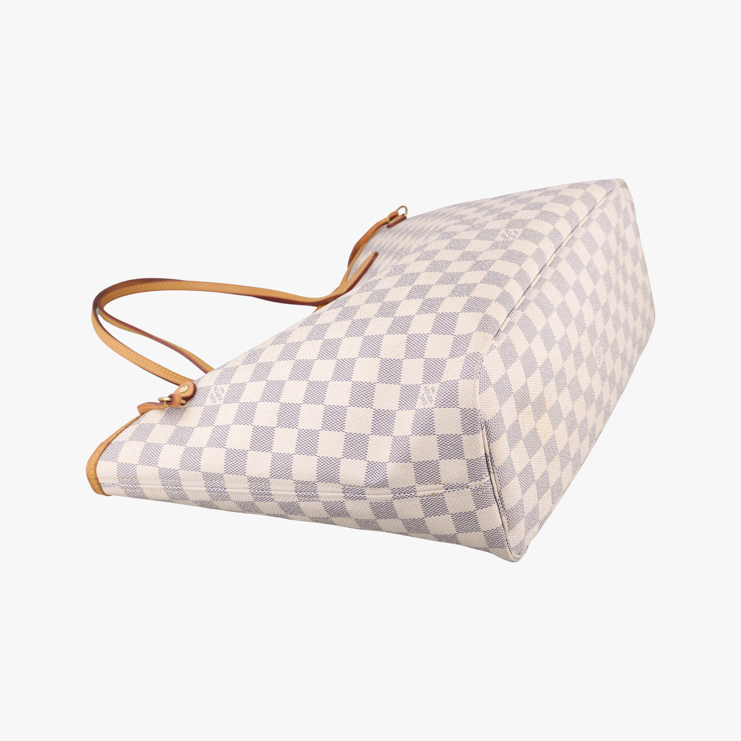 Pre-owned Louis Vuitton Neverfull MM Azur Damier Canvas N51107 shoulderbag | stylenewstar