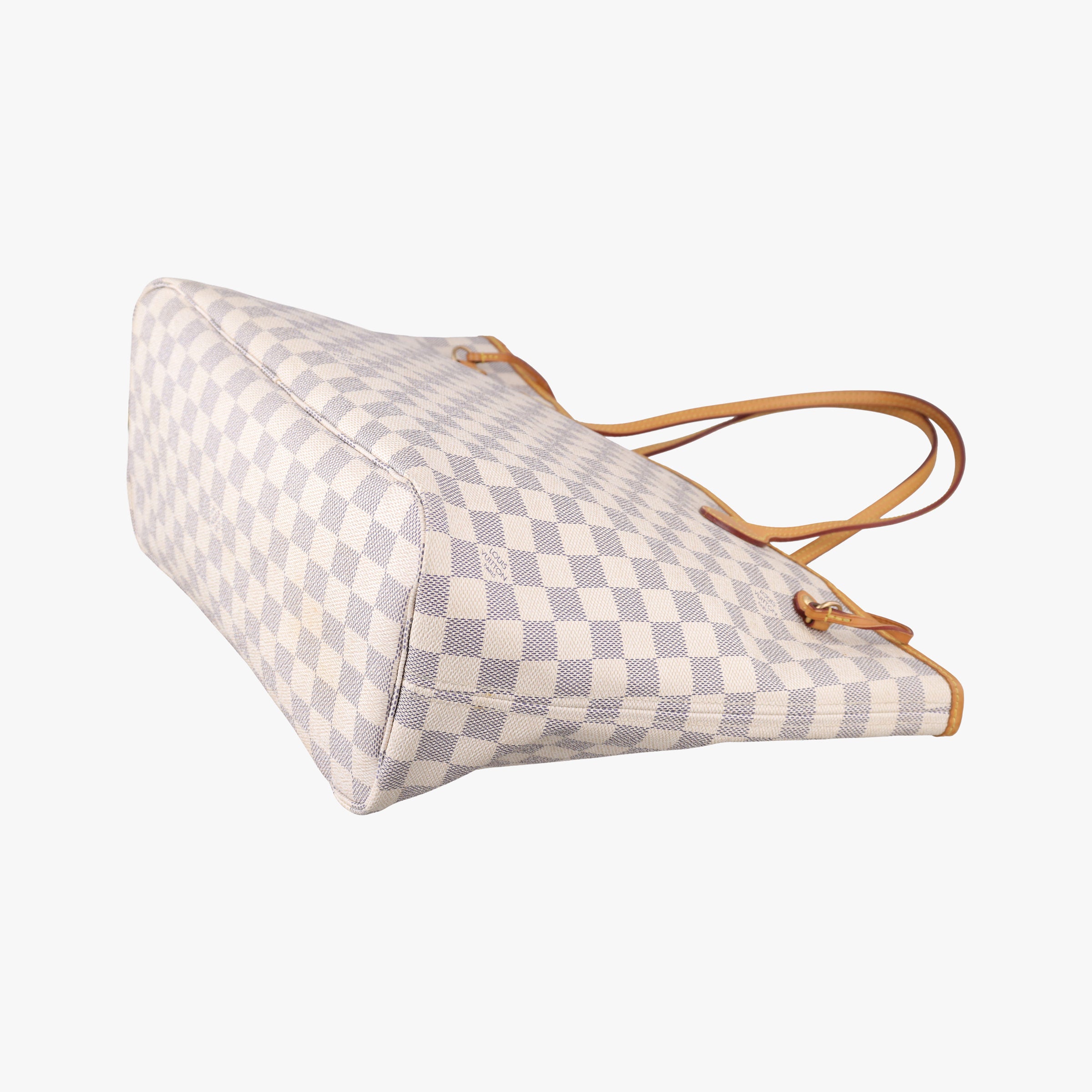 Pre-owned Louis Vuitton Neverfull MM Azur Damier Canvas N51107 shoulderbag | stylenewstar