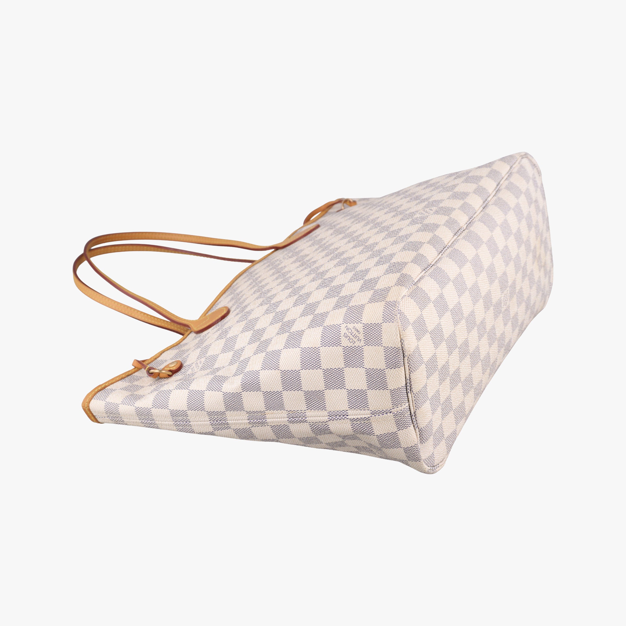 Pre-owned Louis Vuitton Neverfull MM Azur Damier Canvas N51107 shoulderbag | stylenewstar