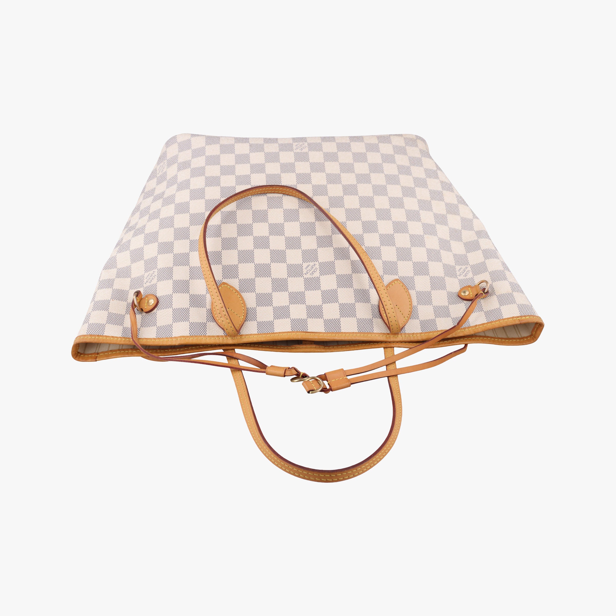Pre-owned Louis Vuitton Neverfull MM Azur Damier Canvas N51107 shoulderbag | stylenewstar