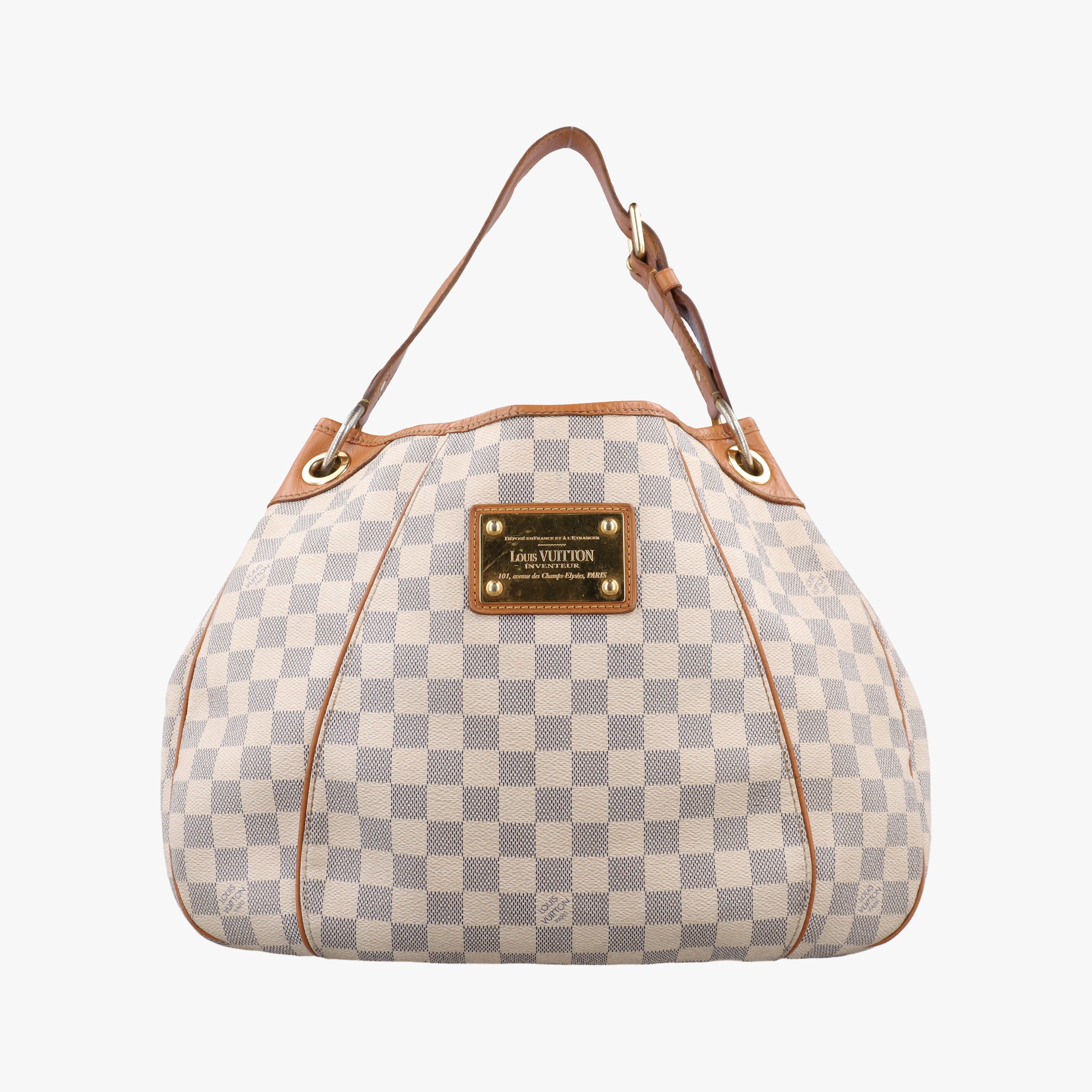 Pre-owned Louis Vuitton GALLIERA PM Azur Damier Canvas N55215 shoulderbag | stylenewstar