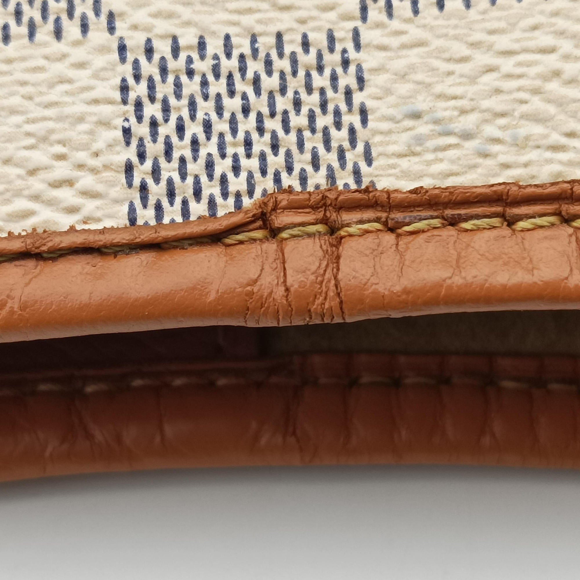 Pre-owned Louis Vuitton GALLIERA PM Azur Damier Canvas N55215 shoulderbag | stylenewstar