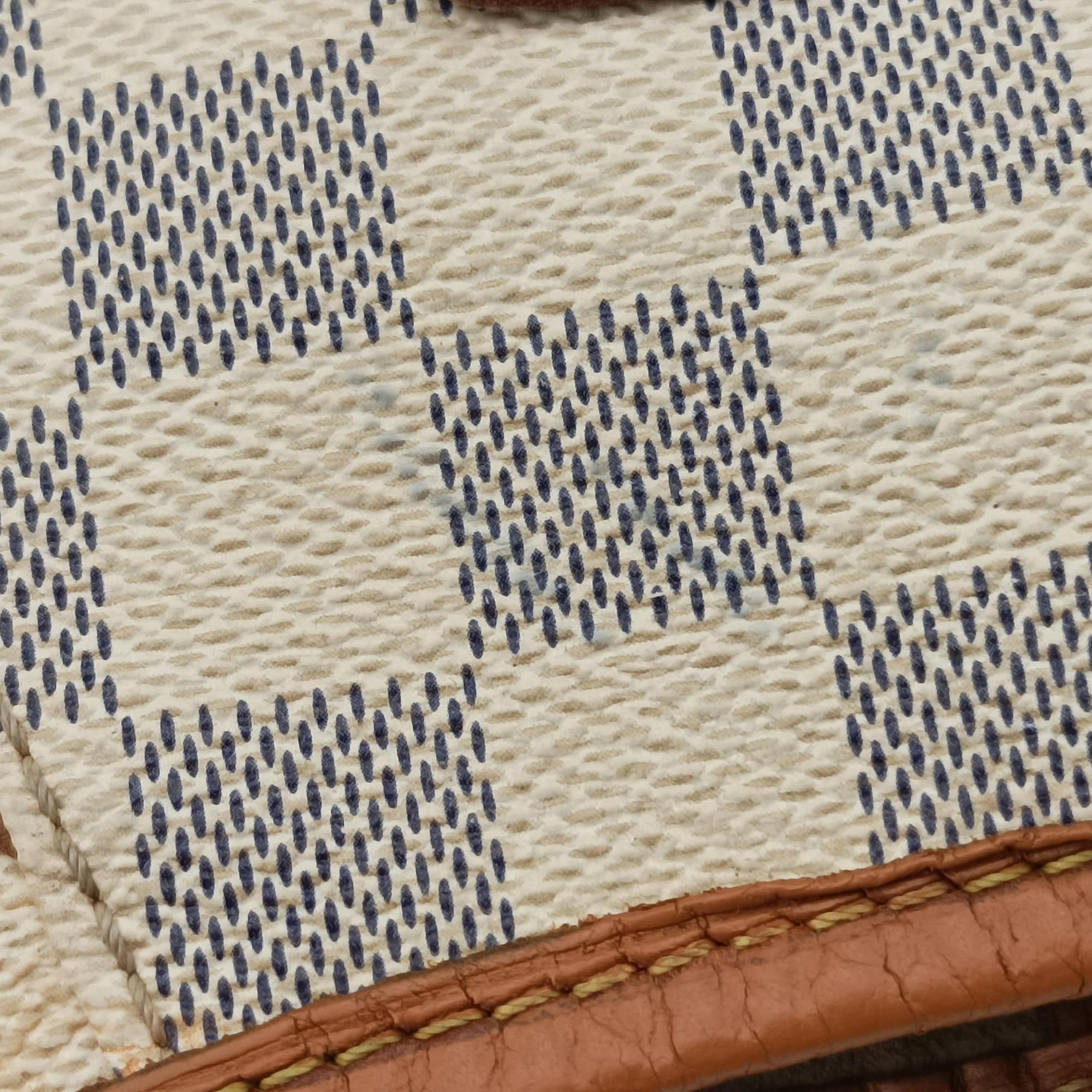 Pre-owned Louis Vuitton GALLIERA PM Azur Damier Canvas N55215 shoulderbag | stylenewstar