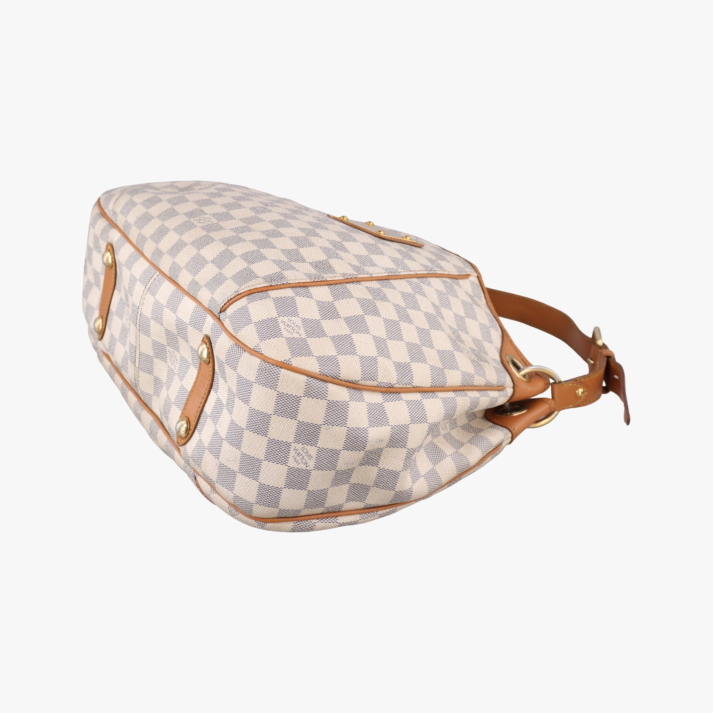Pre-owned Louis Vuitton GALLIERA PM Azur Damier Canvas N55215 shoulderbag | stylenewstar