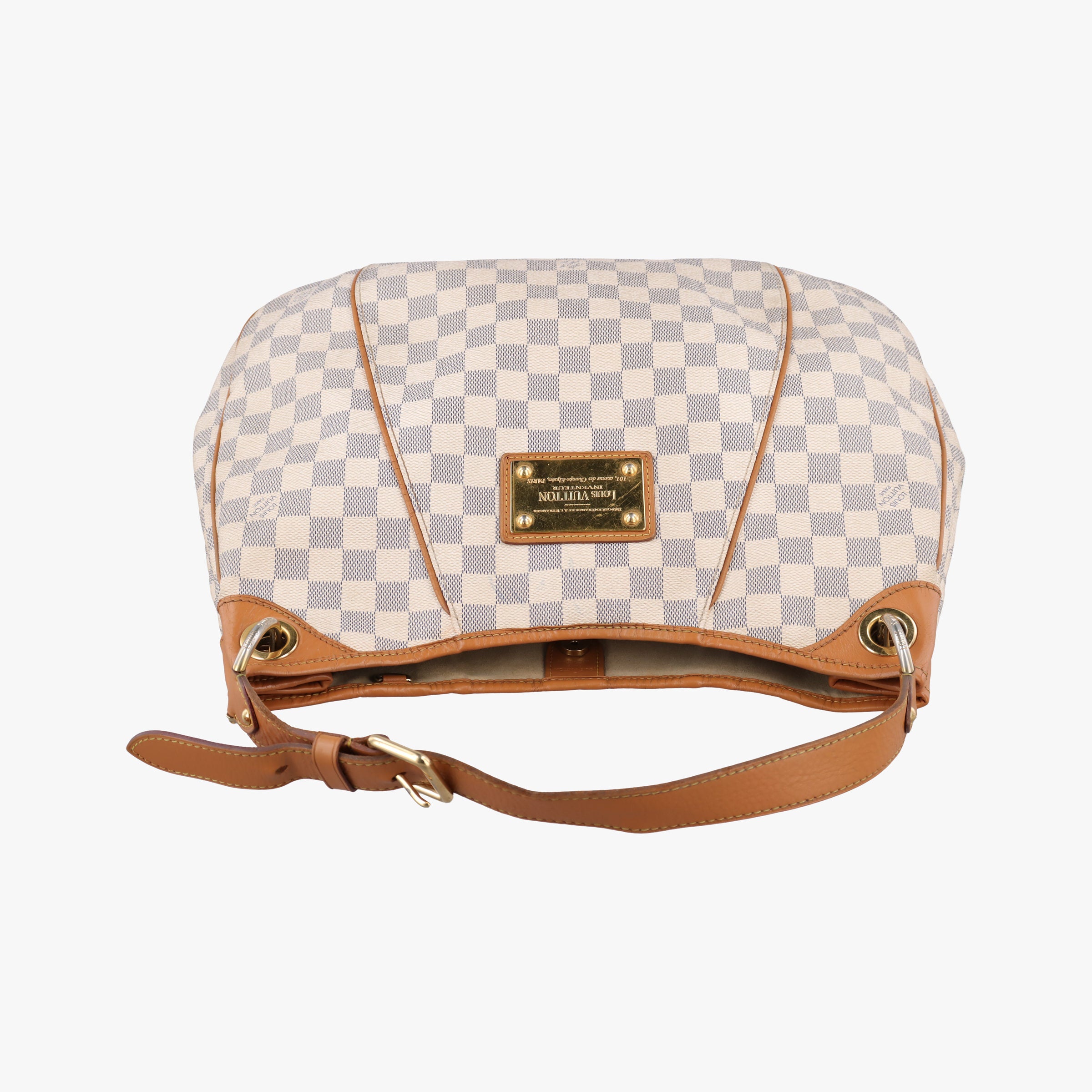 Pre-owned Louis Vuitton GALLIERA PM Azur Damier Canvas N55215 shoulderbag | stylenewstar