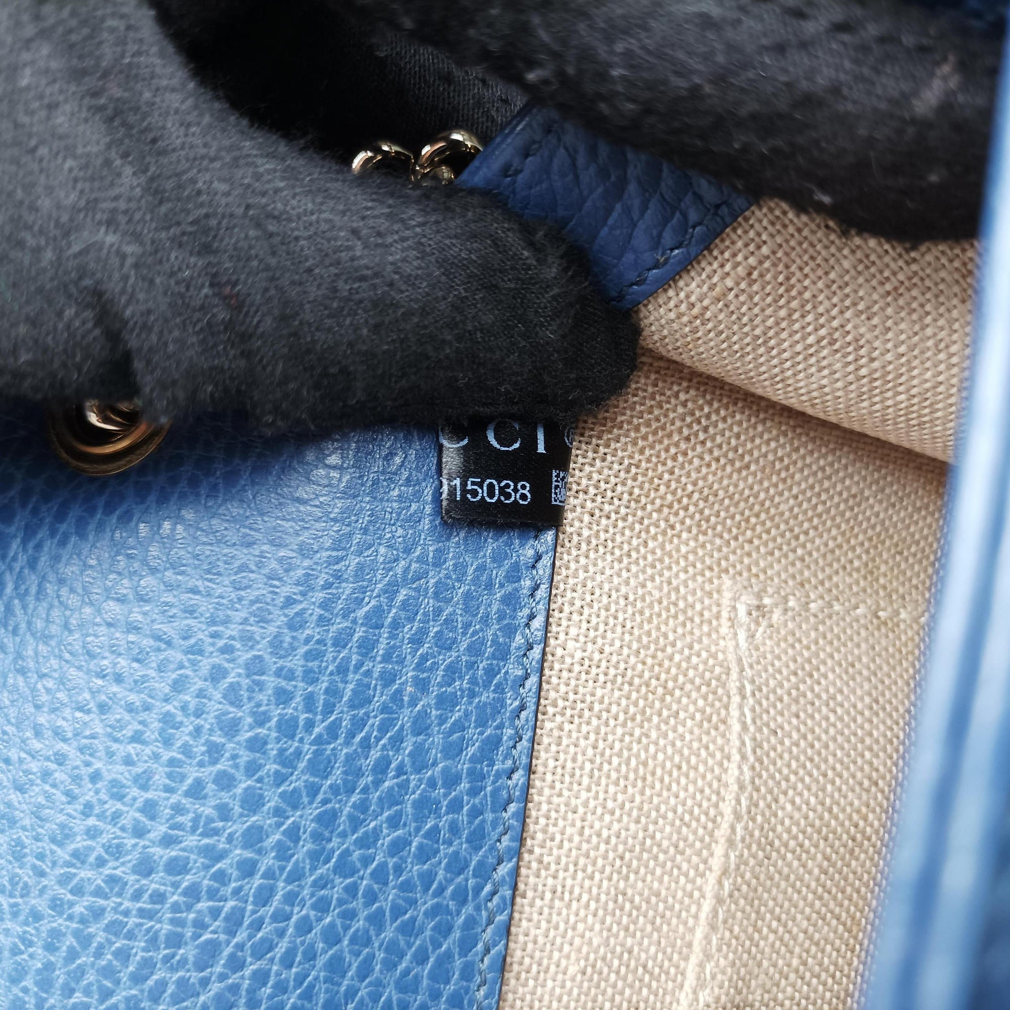 Secondhand Gucci Interlocking G Blue Leather 510304 shoulderbag | stylenewstar