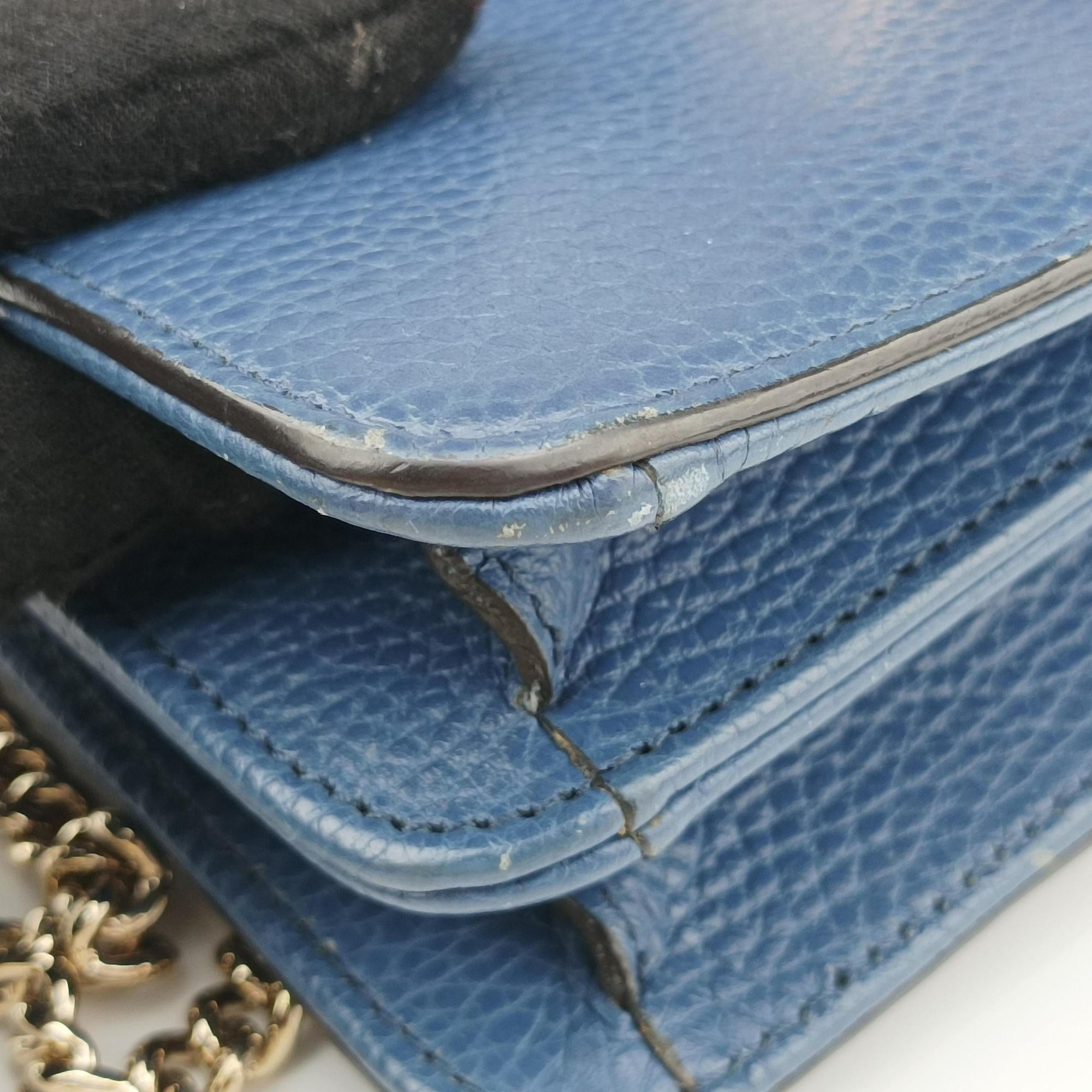 Secondhand Gucci Interlocking G Blue Leather 510304 shoulderbag | stylenewstar