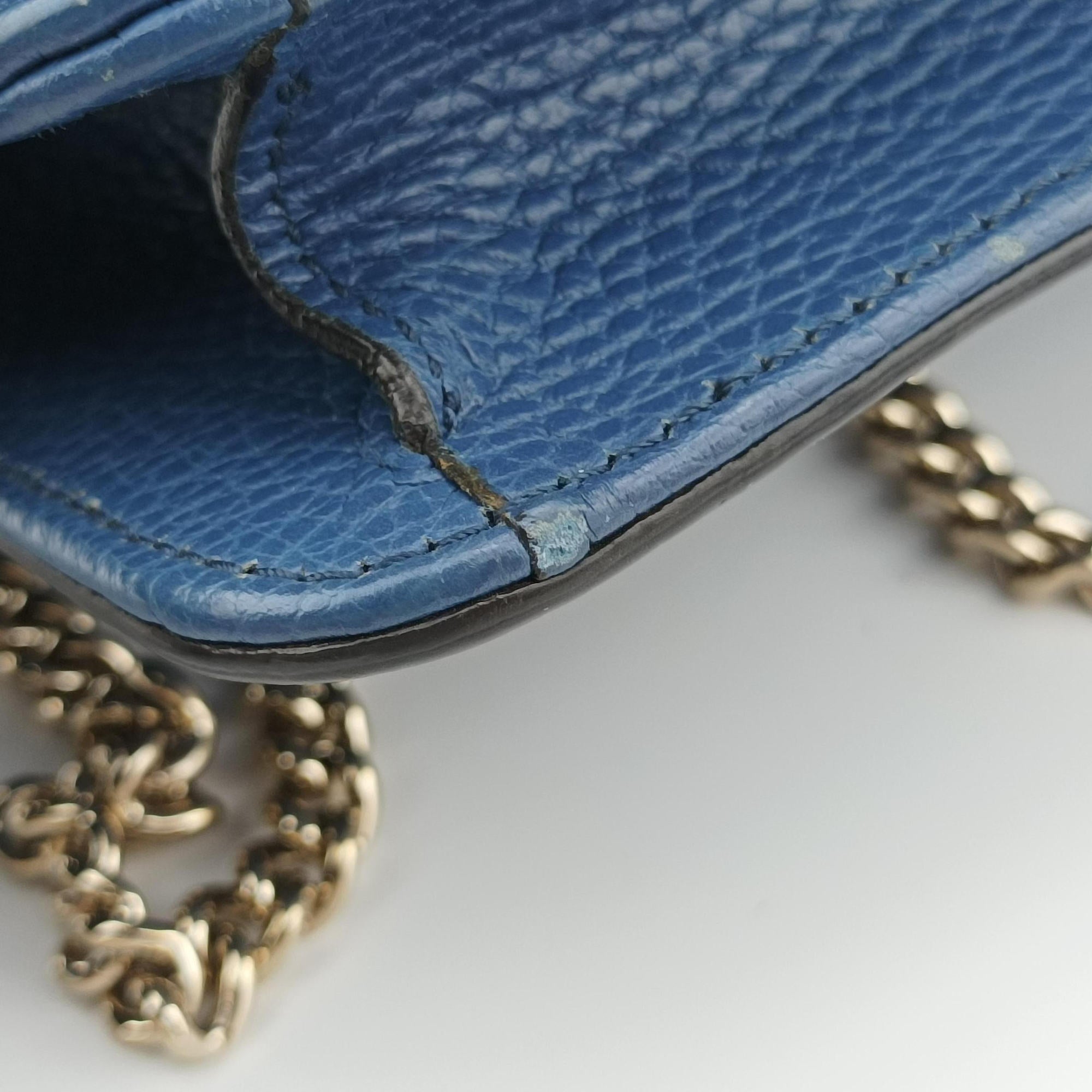 Secondhand Gucci Interlocking G Blue Leather 510304 shoulderbag | stylenewstar