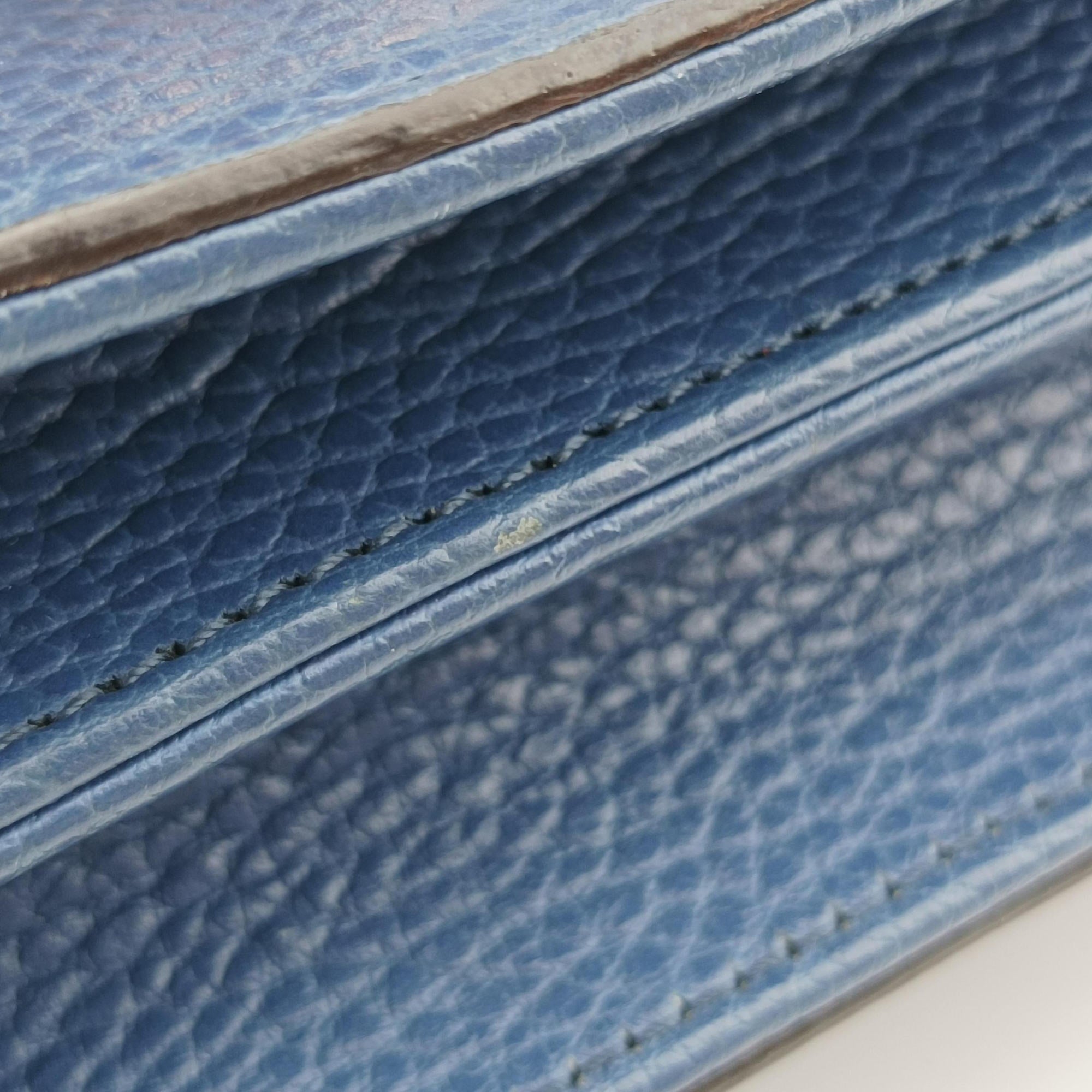 Secondhand Gucci Interlocking G Blue Leather 510304 shoulderbag | stylenewstar