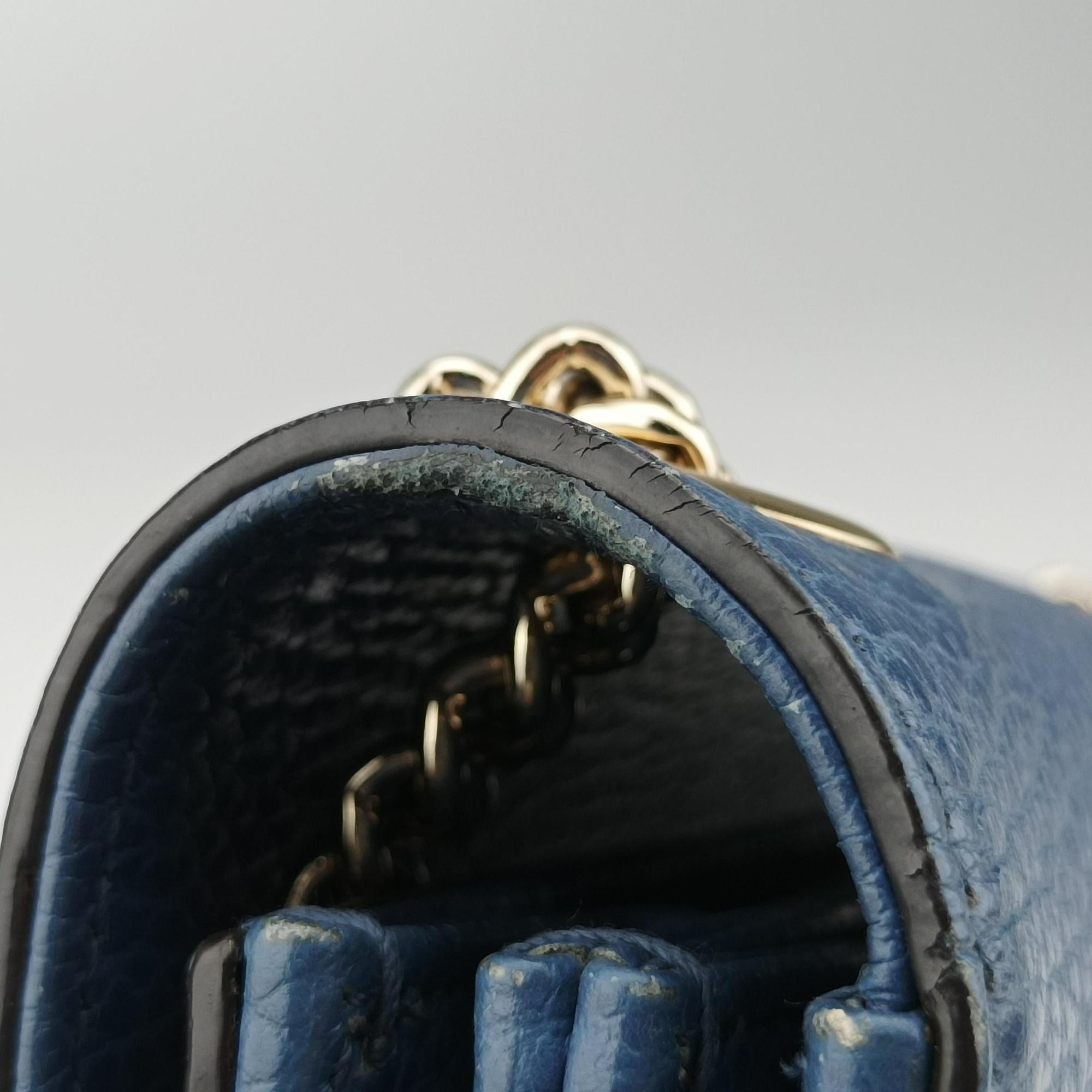 Secondhand Gucci Interlocking G Blue Leather 510304 shoulderbag | stylenewstar
