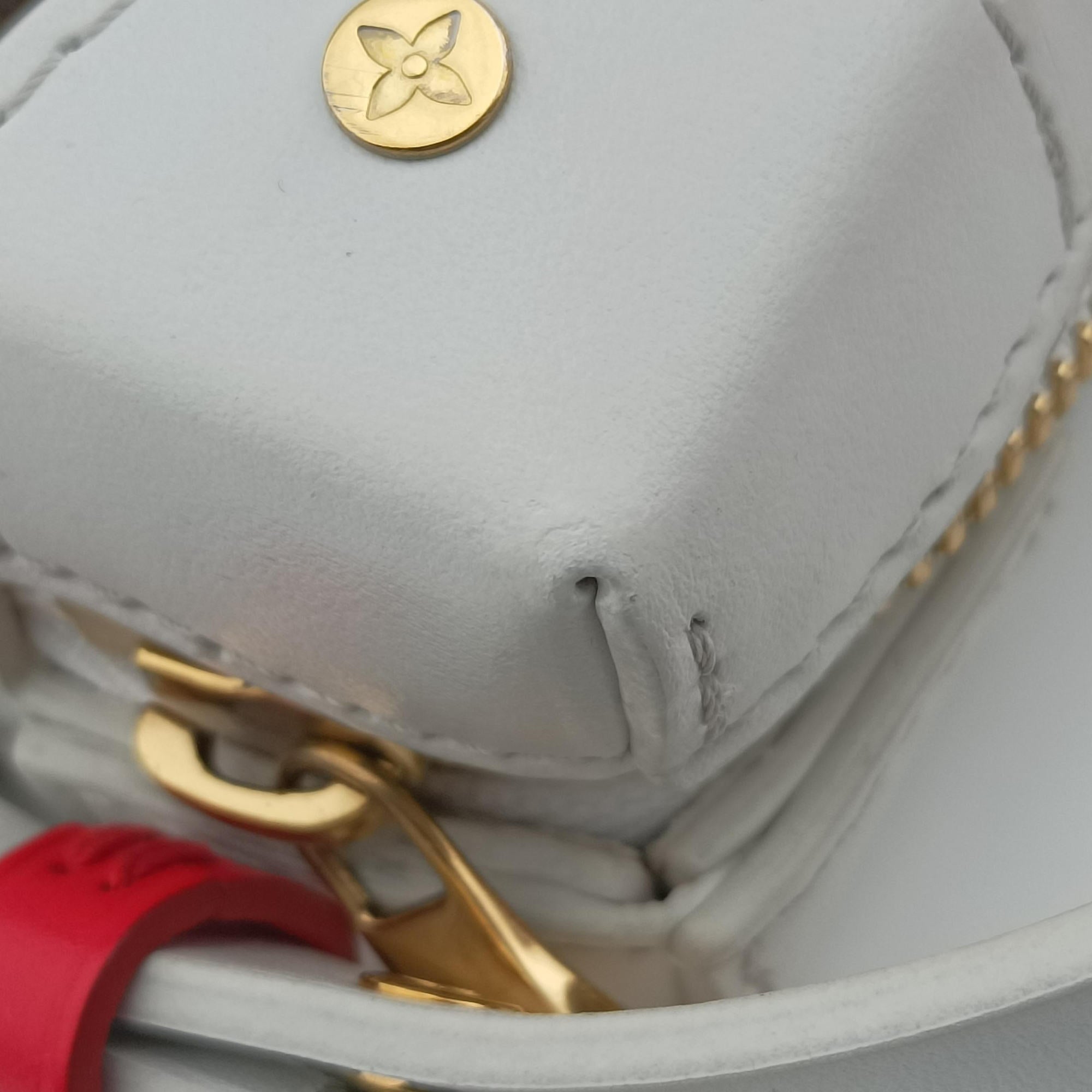 Vintage Louis Vuitton LVxNBA Soft Trunk Phone Box brown×white Monogram Canvas×calf leather M80102 shoulderbag | stylenewstar