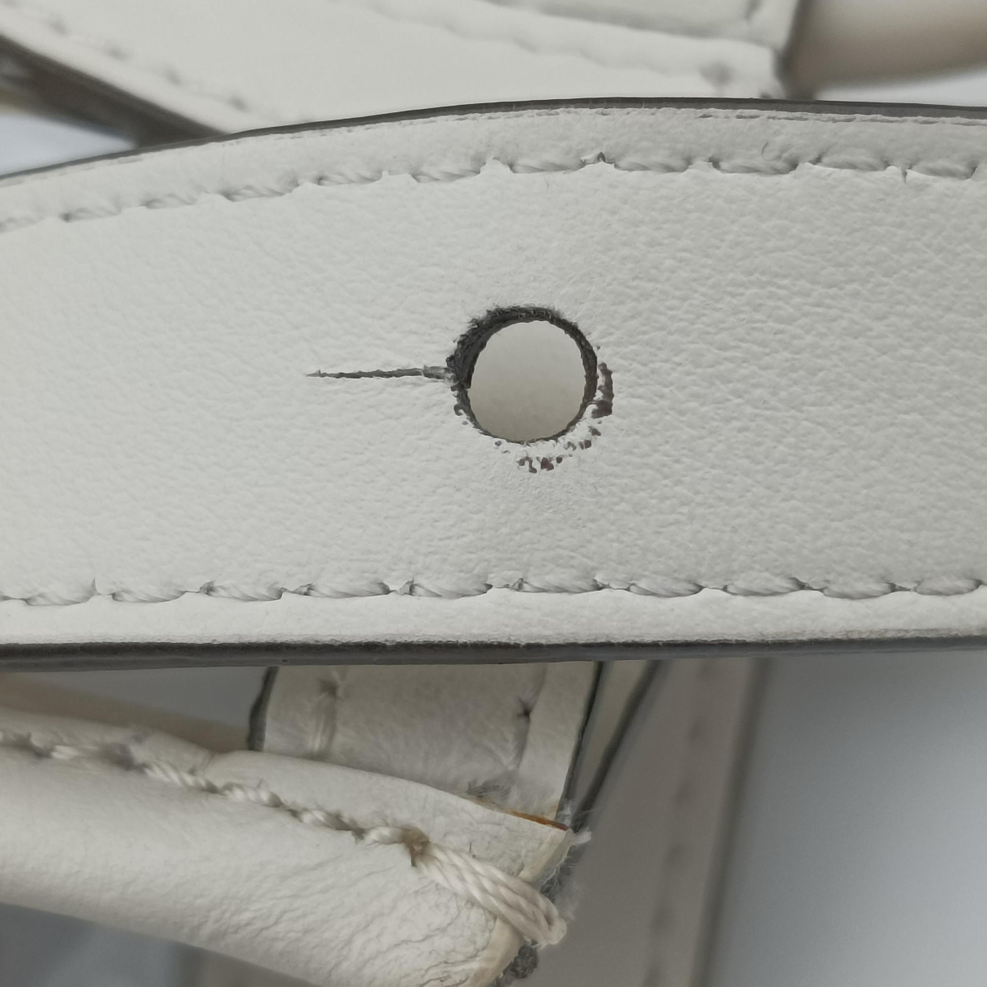 Secondhand Fendi Runaway Shopper White PVC coated canvas×Leather 8BH353 shoulderbag | stylenewstar