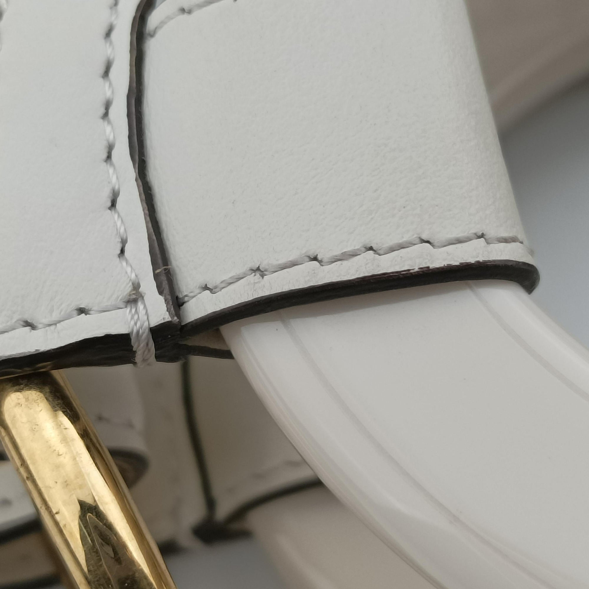 Secondhand Fendi Runaway Shopper White PVC coated canvas×Leather 8BH353 shoulderbag | stylenewstar