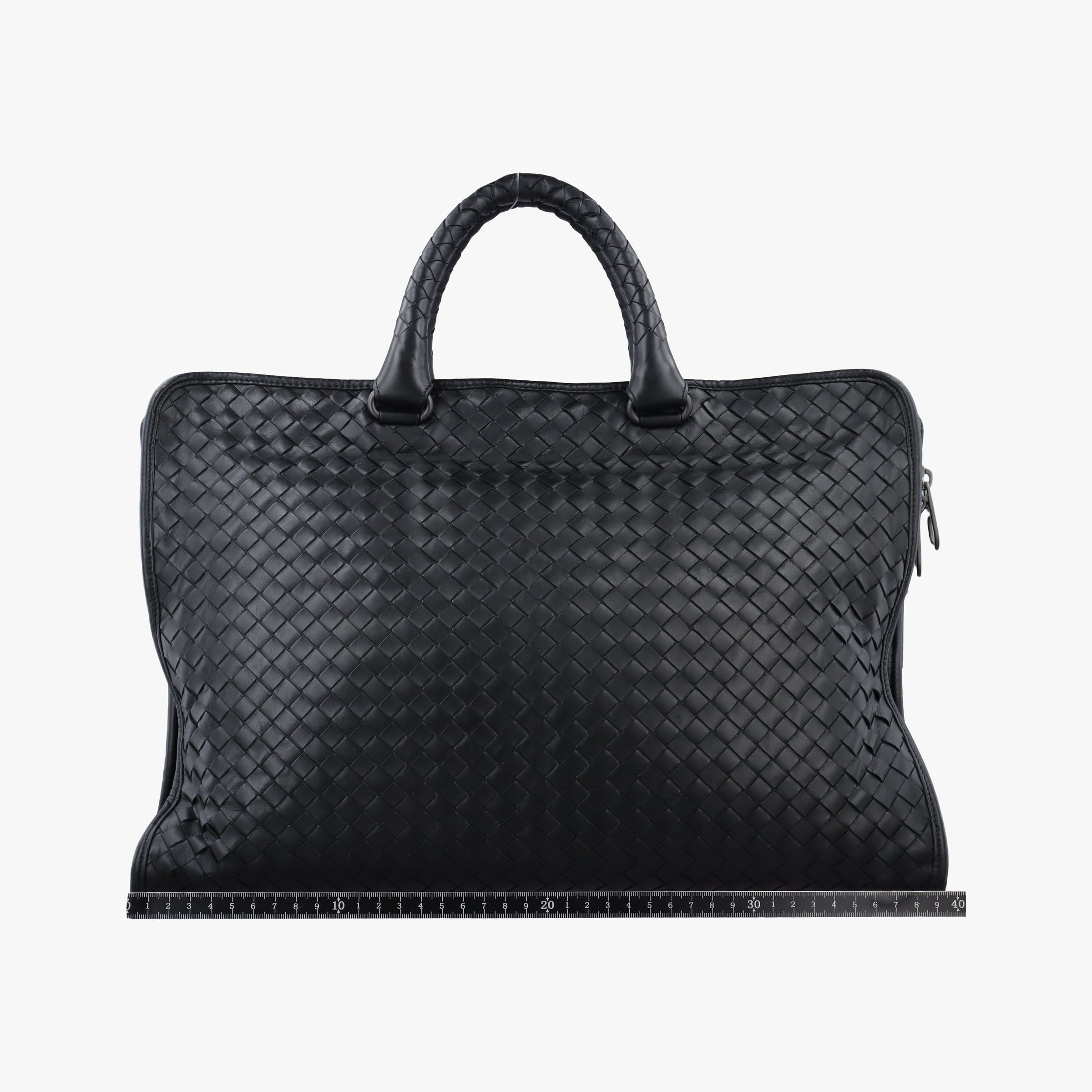Pre-owned Bottega Veneta Intrecciato Black lambskin  handbag | stylenewstar