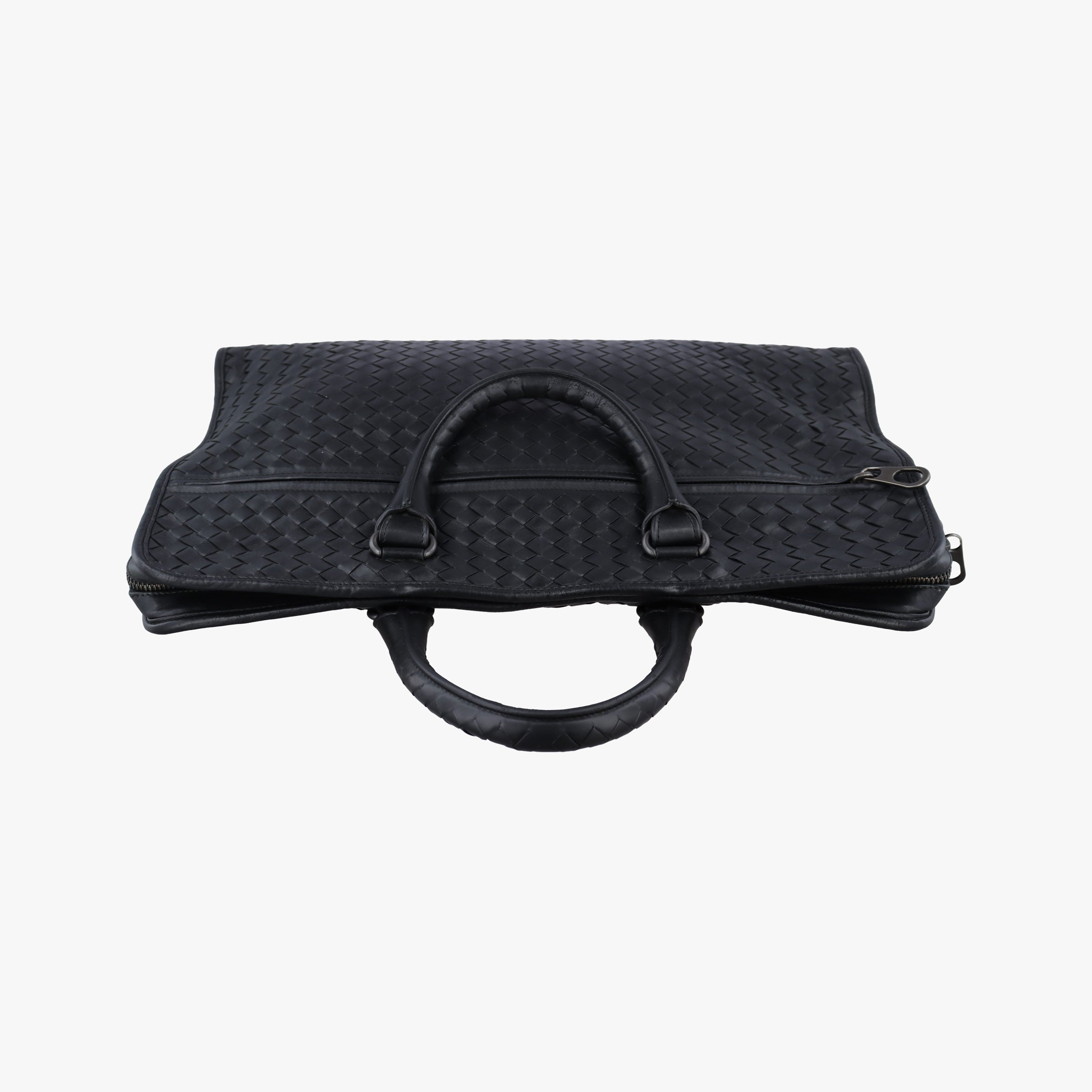 Pre-owned Bottega Veneta Intrecciato Black lambskin  handbag | stylenewstar