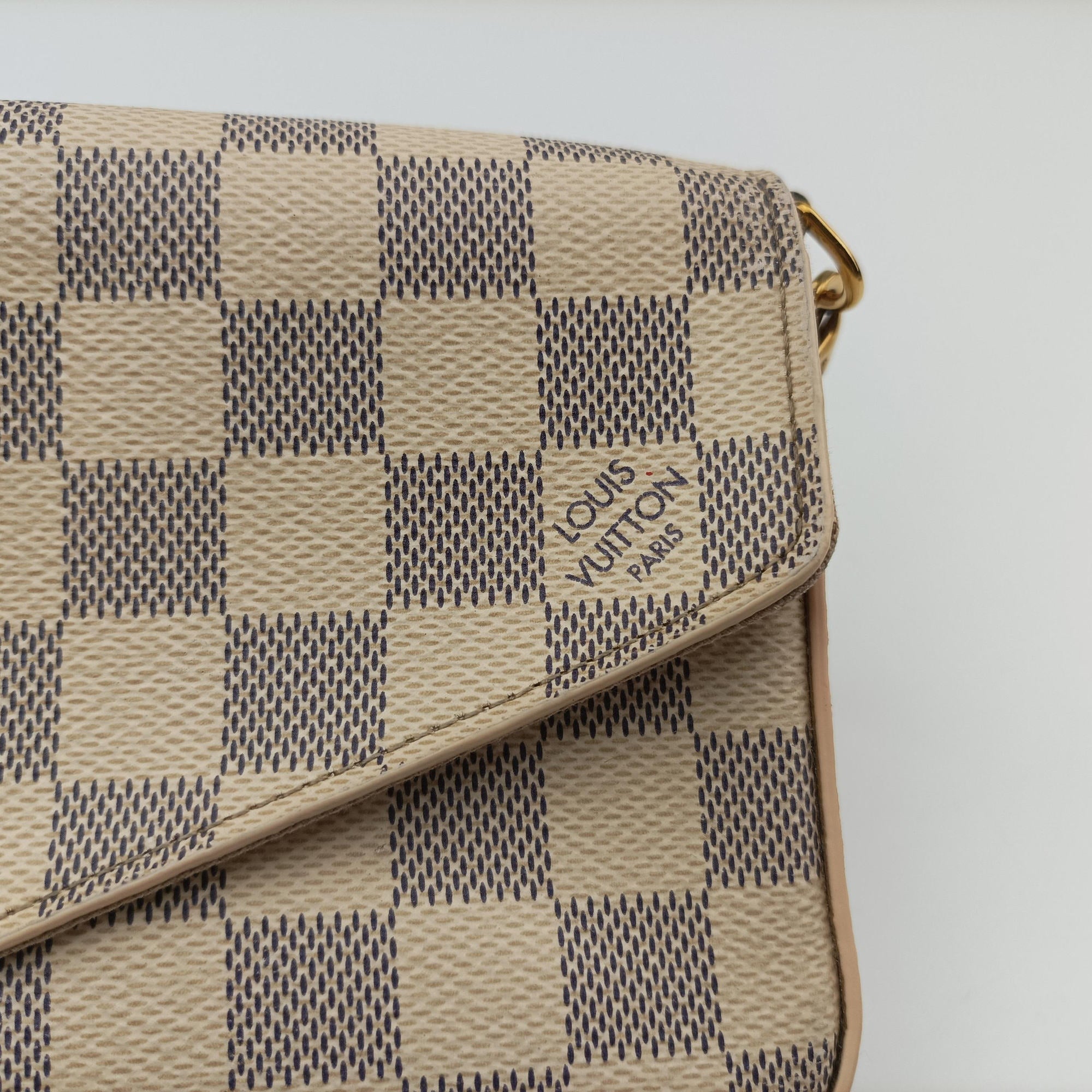Pre-owned Louis Vuitton Pochette FeLICIE AZUR Damier Canvas N63106 shoulderbag | stylenewstar