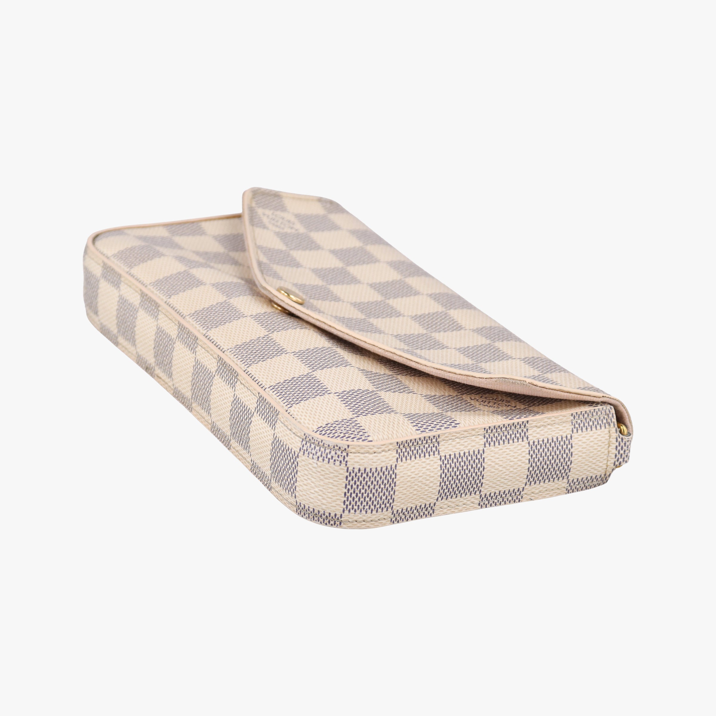 Pre-owned Louis Vuitton Pochette FeLICIE AZUR Damier Canvas N63106 shoulderbag | stylenewstar