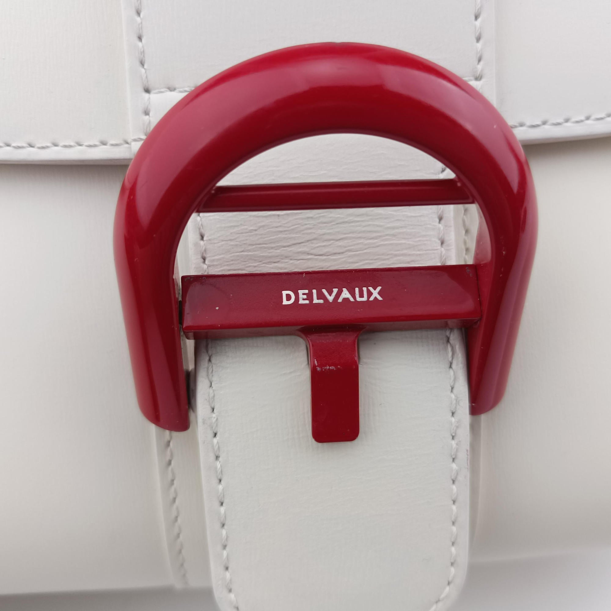 Pre-owned Delvaux Brillant mini White Leather  handbag | stylenewstar