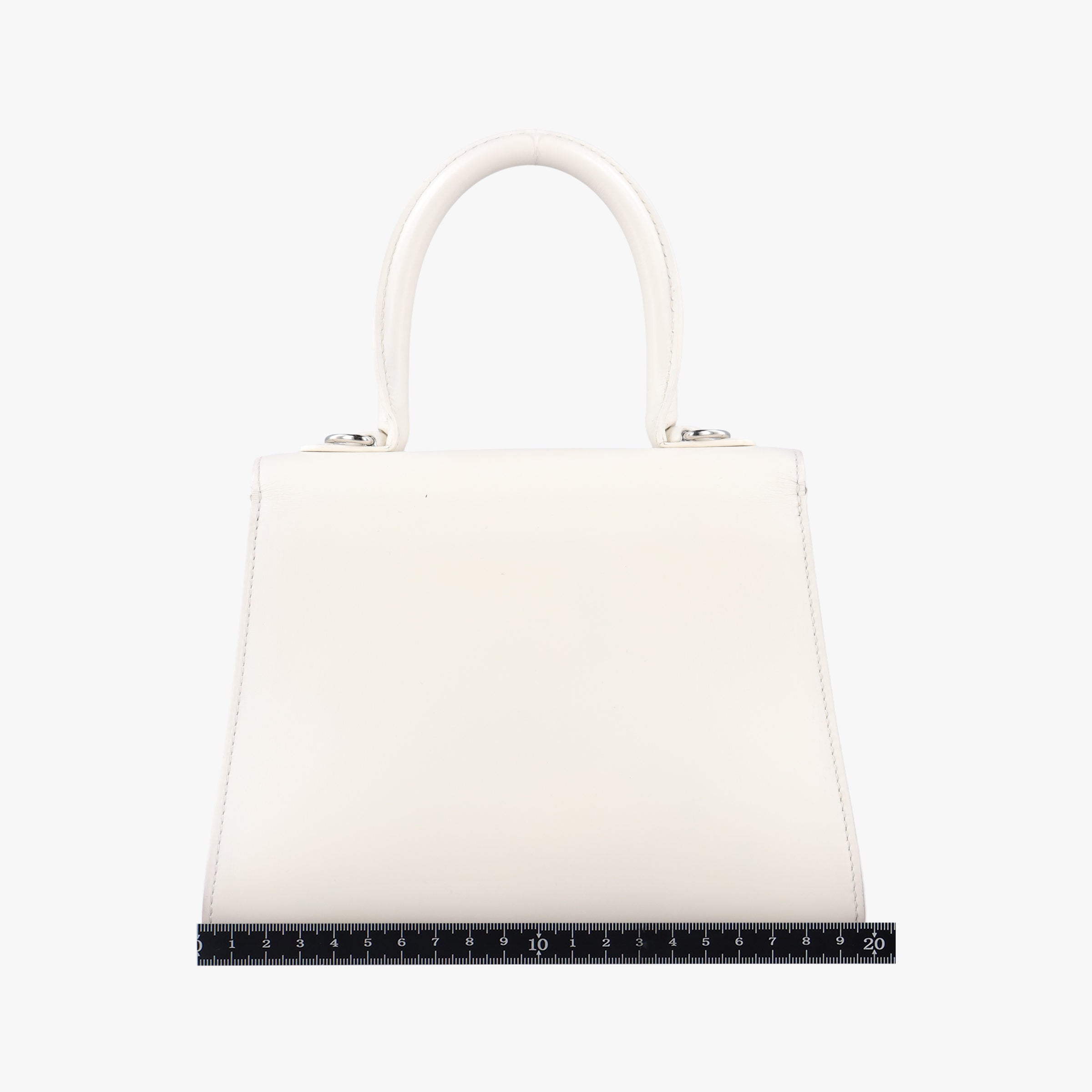 Pre-owned Delvaux Brillant mini White Leather  handbag | stylenewstar