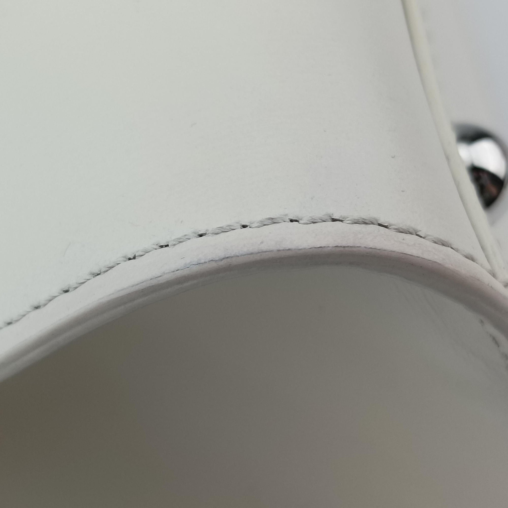 Pre-owned Delvaux Brillant mini White Leather  handbag | stylenewstar