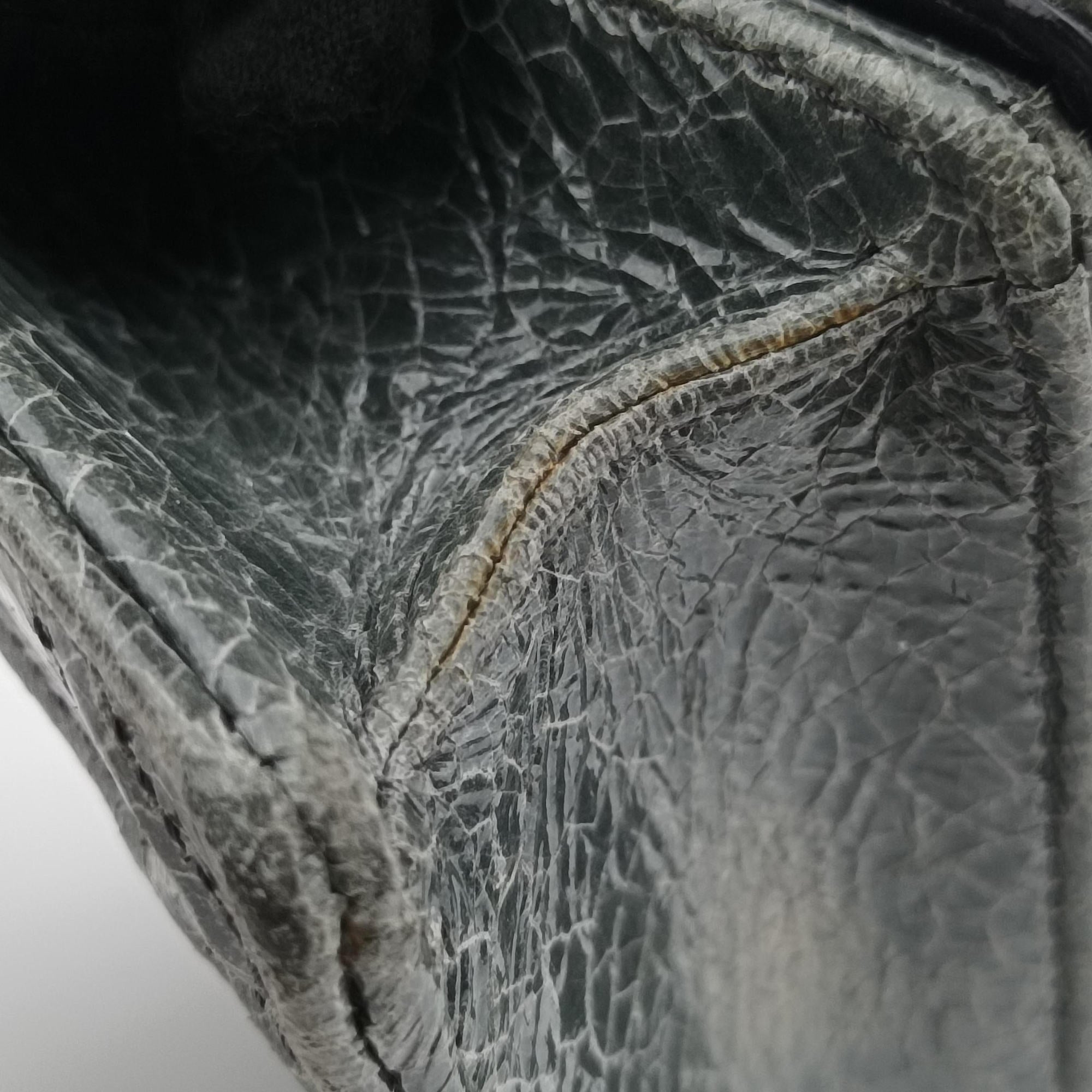 Pre-owned Christian Dior Diorama Grey Leather  shoulderbag | stylenewstar