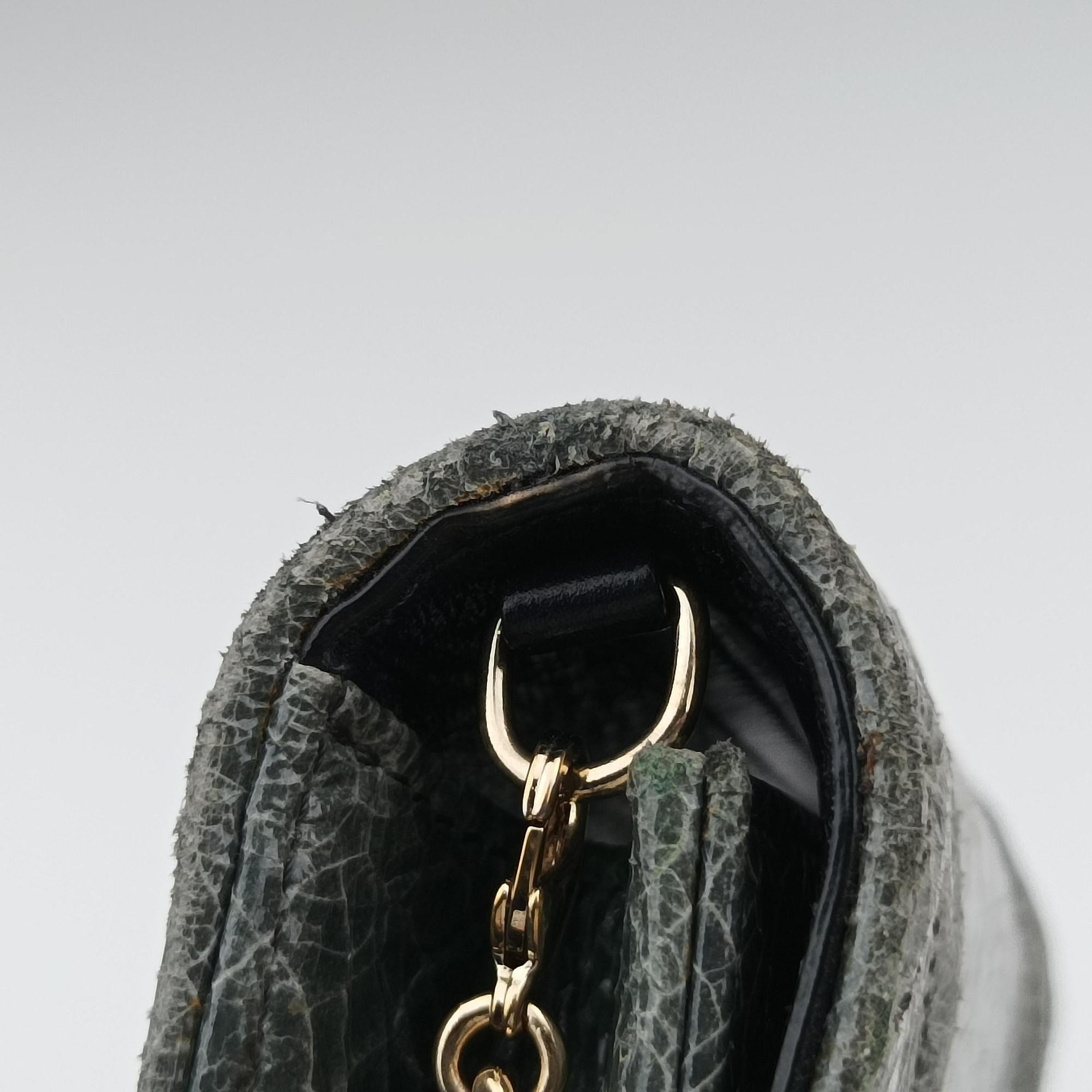 Pre-owned Christian Dior Diorama Grey Leather  shoulderbag | stylenewstar