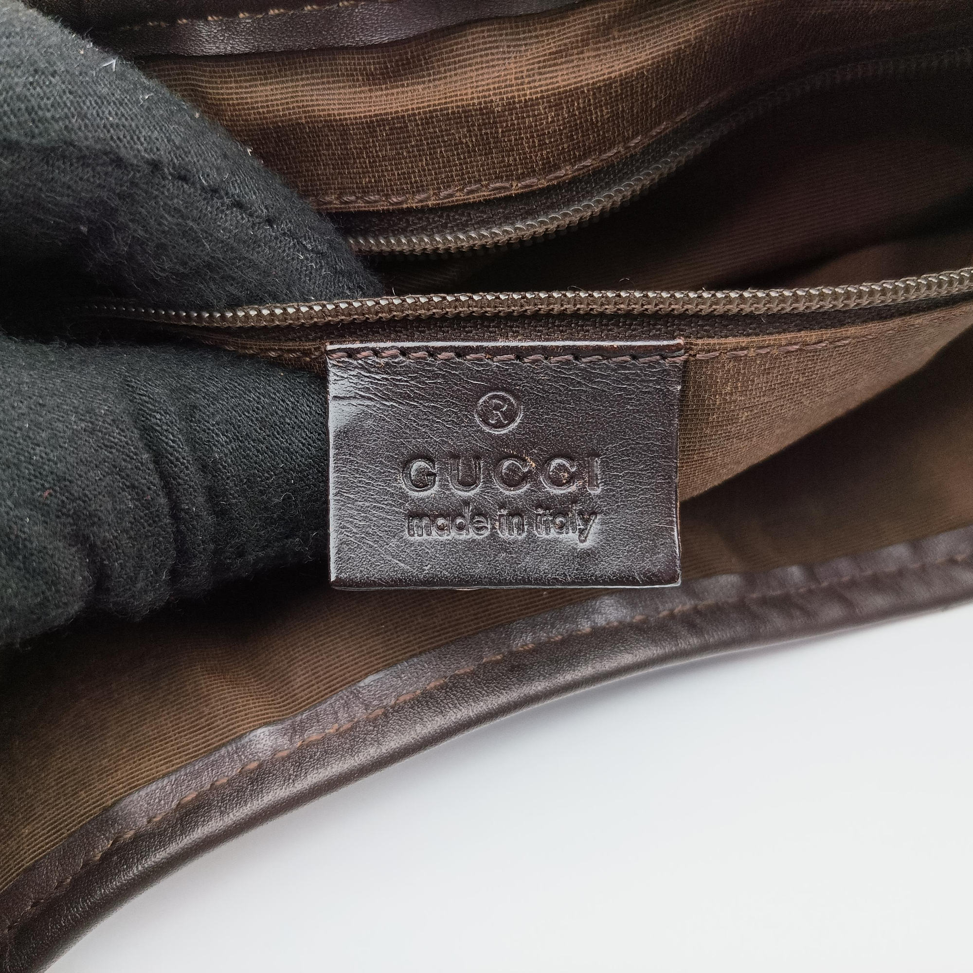 Pre-owned Gucci Jackie Brown canvas×leather 00963 shoulderbag | stylenewstar