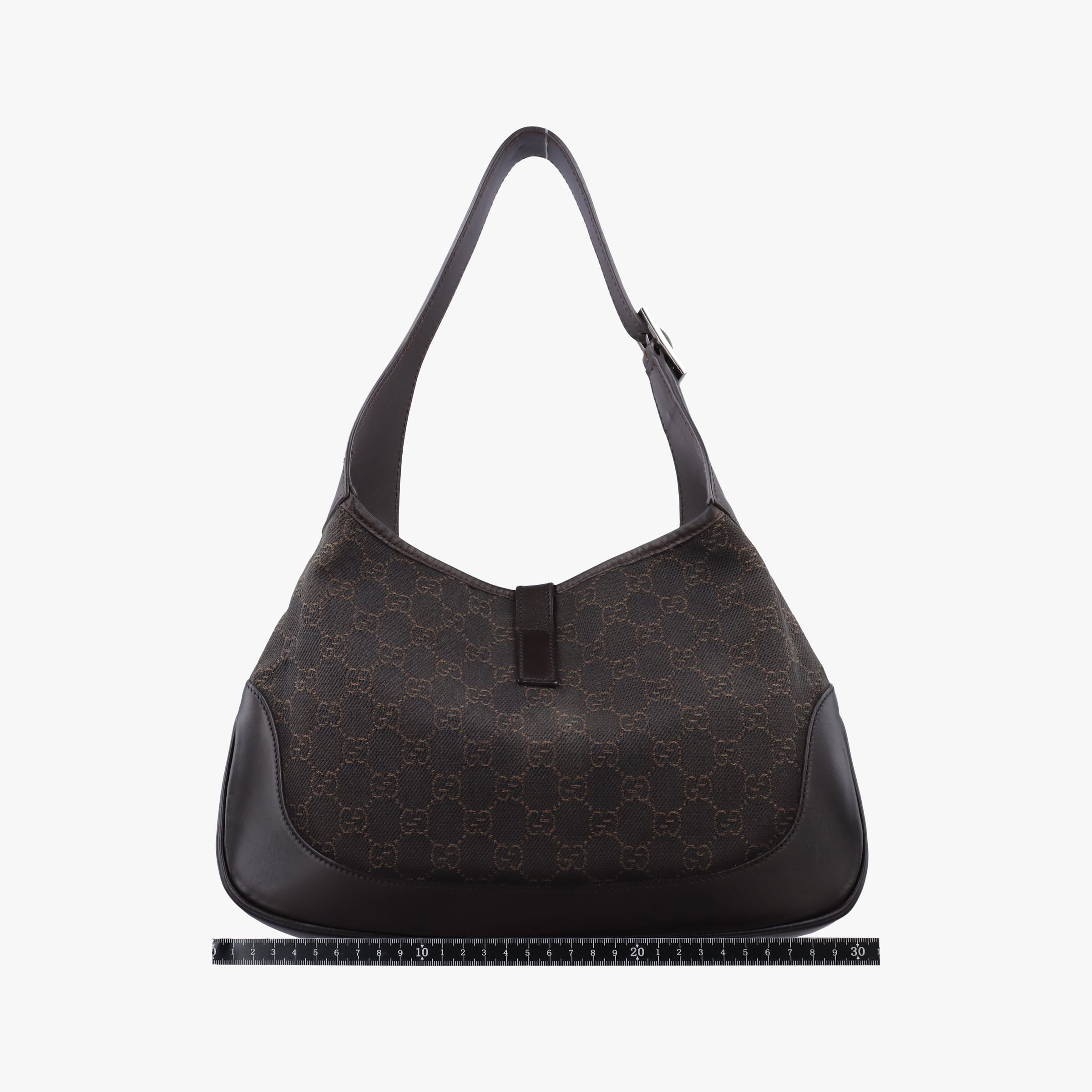 Pre-owned Gucci Jackie Brown canvas×leather 00963 shoulderbag | stylenewstar