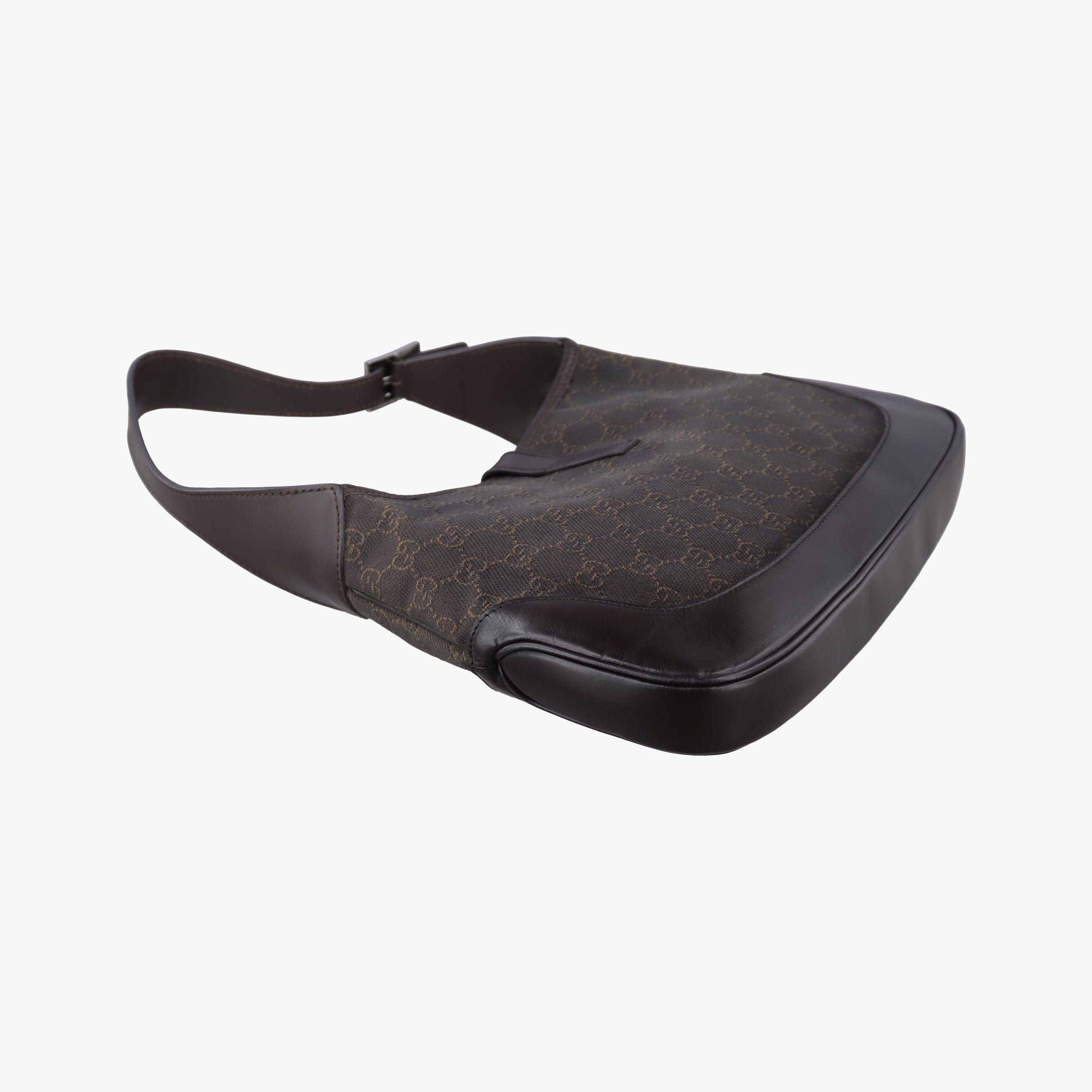 Pre-owned Gucci Jackie Brown canvas×leather 00963 shoulderbag | stylenewstar