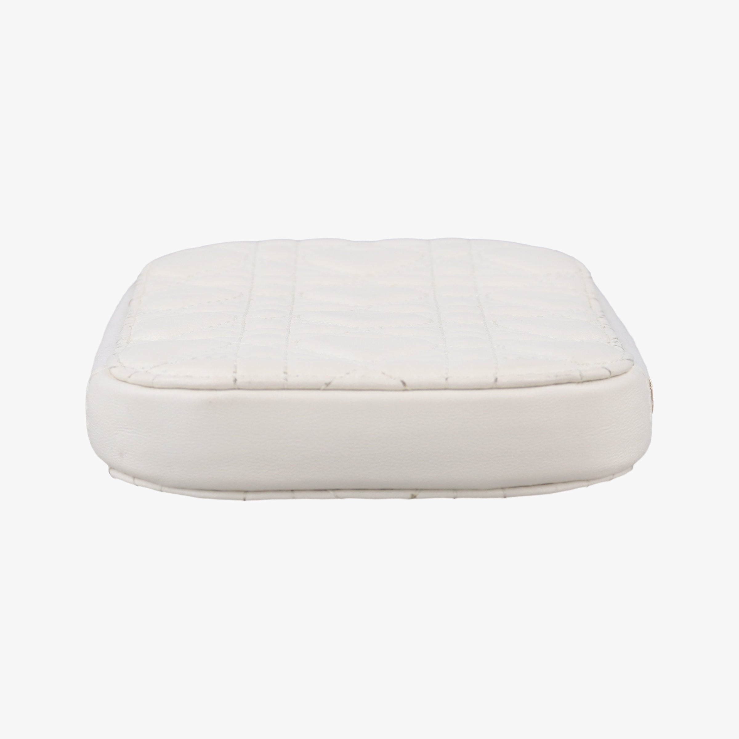 Secondhand Christian Dior Lady Dior Call'in Dior White Lambskin  shoulderbag | stylenewstar