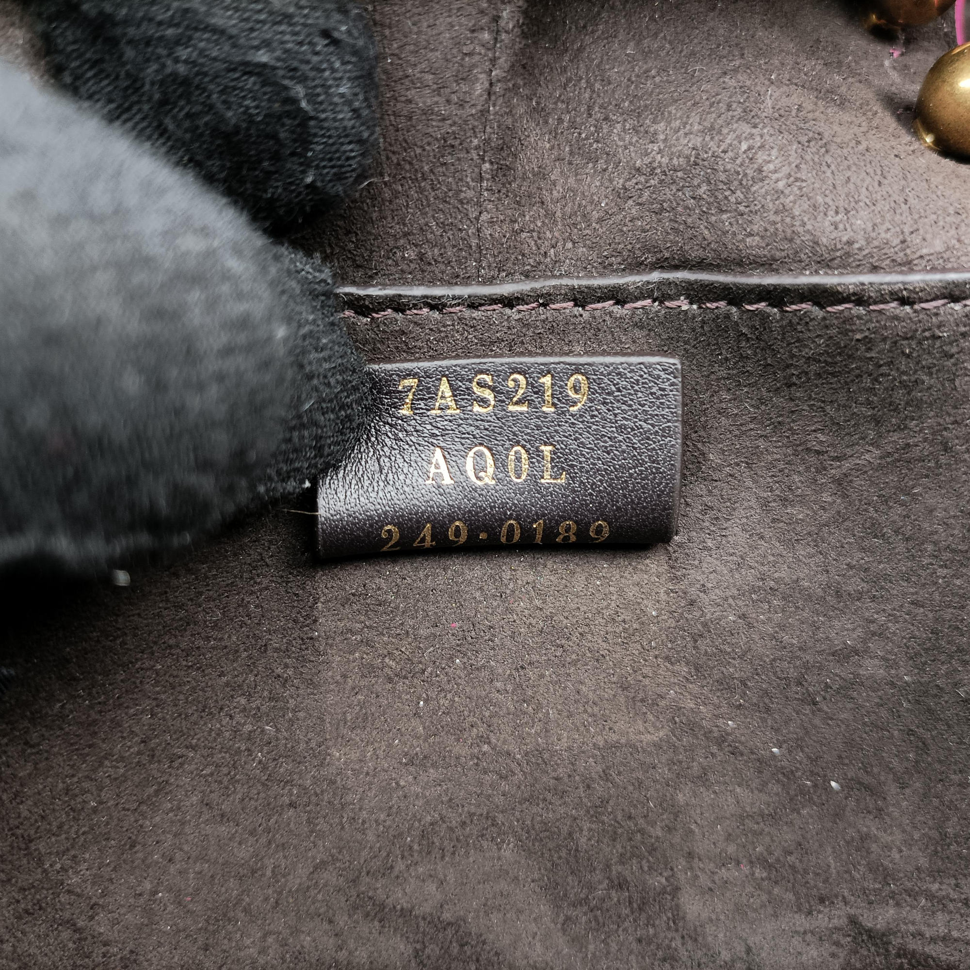 Pre-owned Fendi C'mon Small Rose Leather 7AS219 shoulderbag | stylenewstar