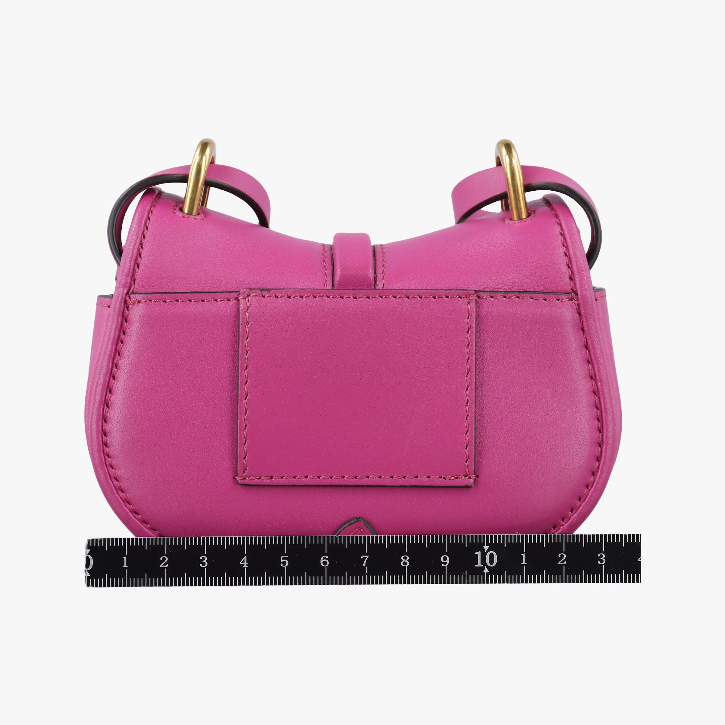 Pre-owned Fendi C'mon Small Rose Leather 7AS219 shoulderbag | stylenewstar