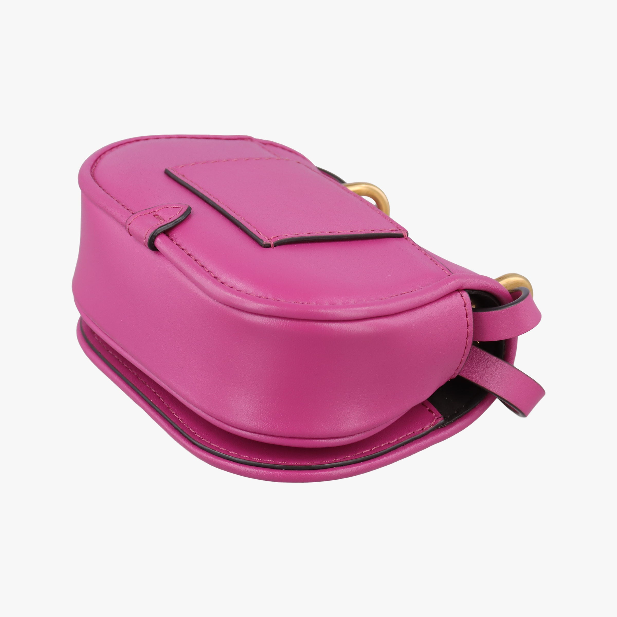 Pre-owned Fendi C'mon Small Rose Leather 7AS219 shoulderbag | stylenewstar