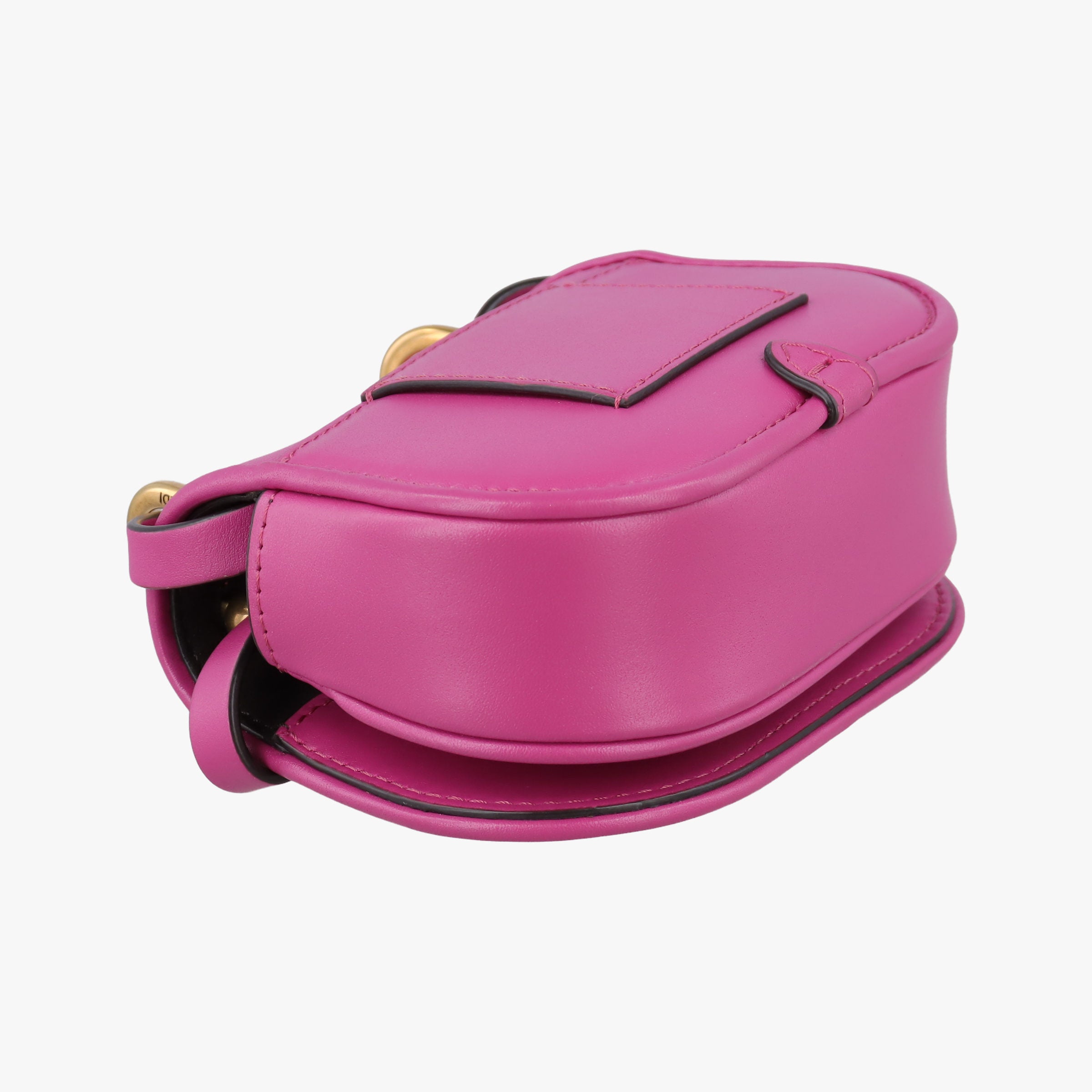 Pre-owned Fendi C'mon Small Rose Leather 7AS219 shoulderbag | stylenewstar
