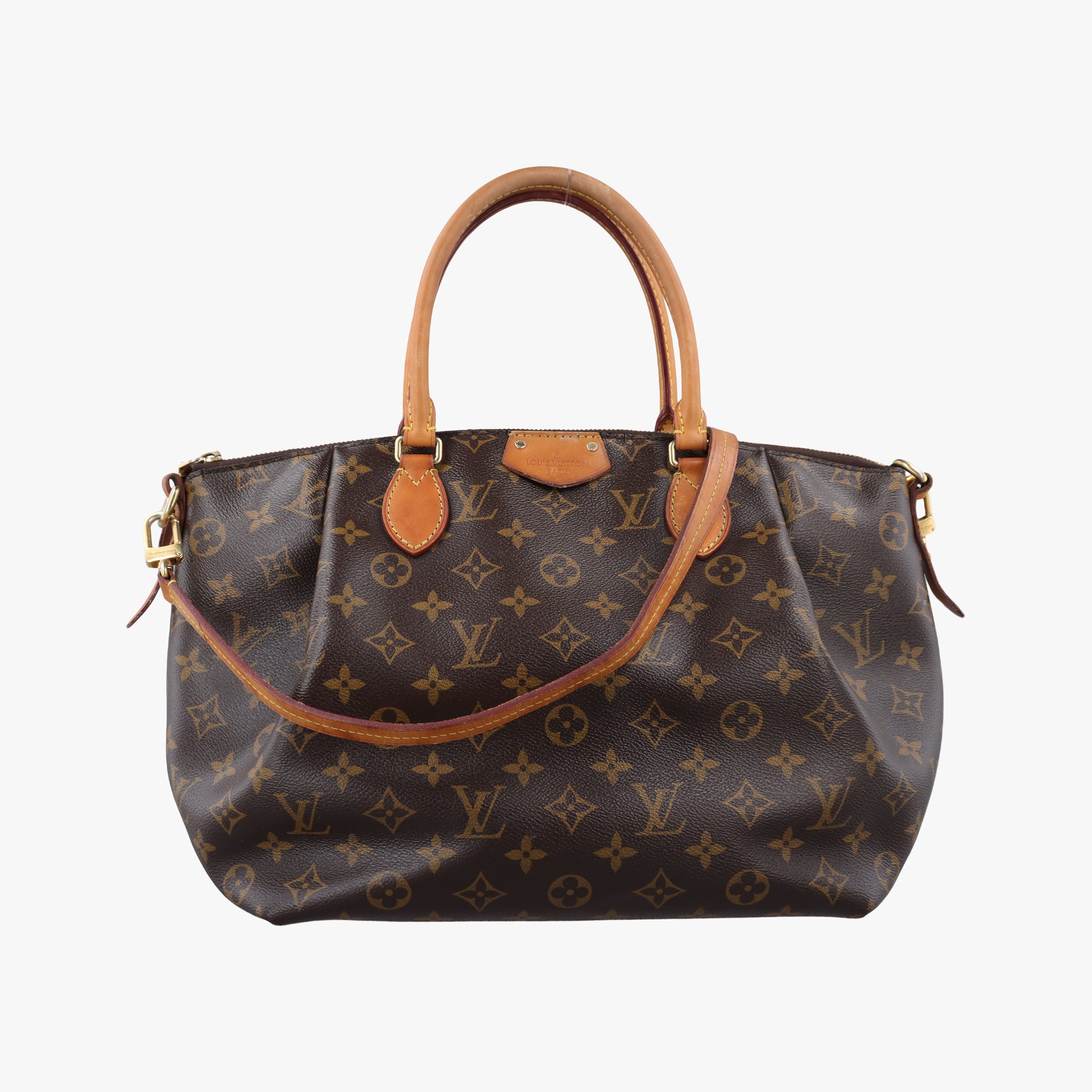 Secondhand Louis Vuitton TURENNE MM Brown Monogram Canvas M48814 shoulderbag | stylenewstar
