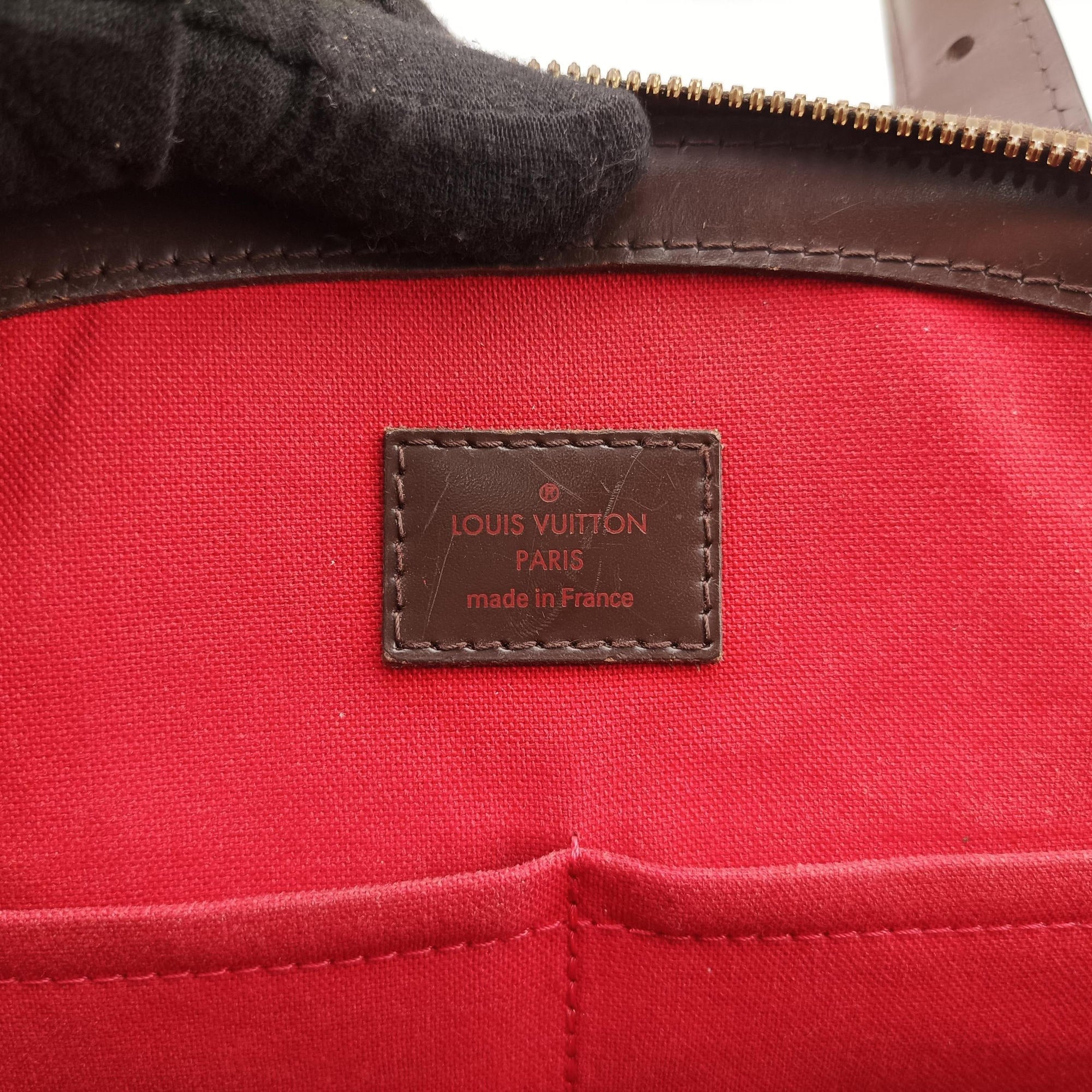 Secondhand Louis Vuitton VERONA MM EBENE Damier Canvas N41118 shoulderbag | stylenewstar