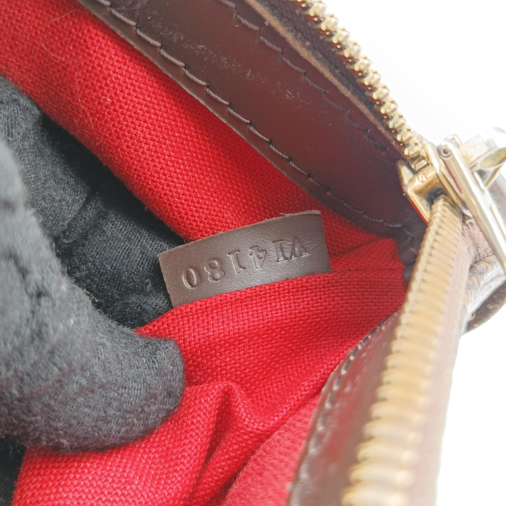 Secondhand Louis Vuitton VERONA MM EBENE Damier Canvas N41118 shoulderbag | stylenewstar