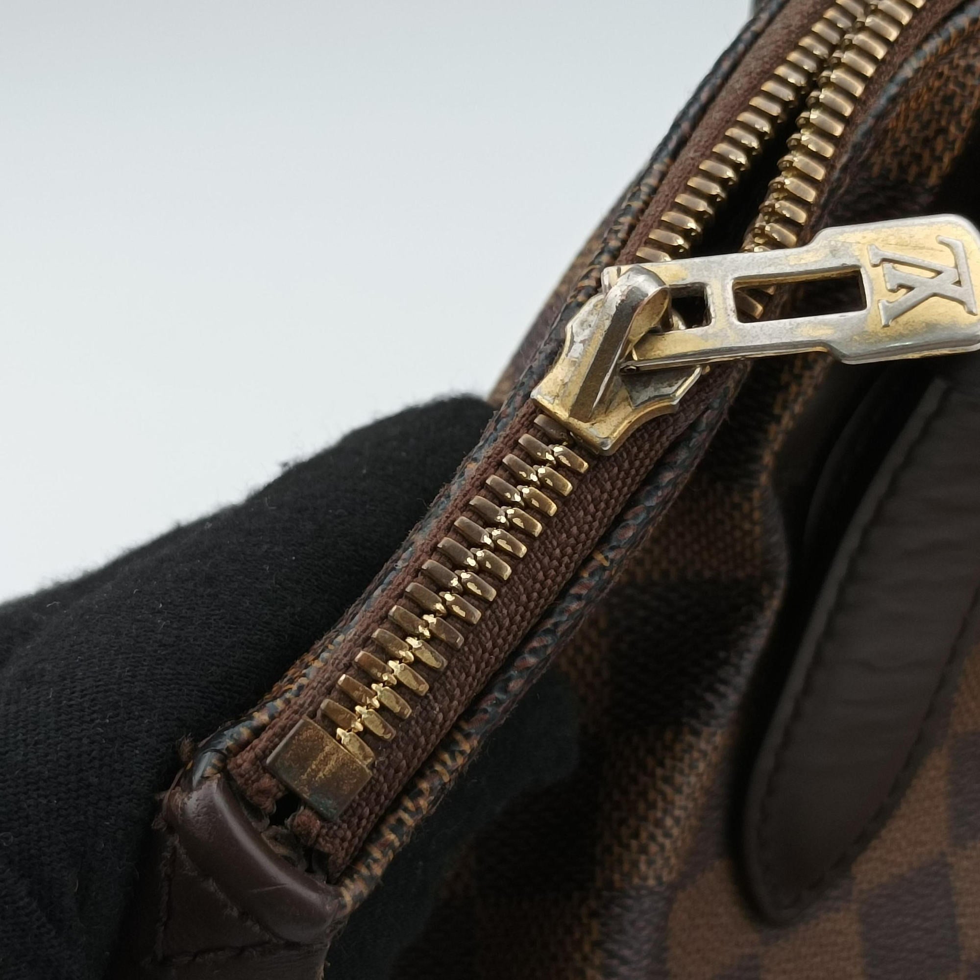 Secondhand Louis Vuitton VERONA MM EBENE Damier Canvas N41118 shoulderbag | stylenewstar