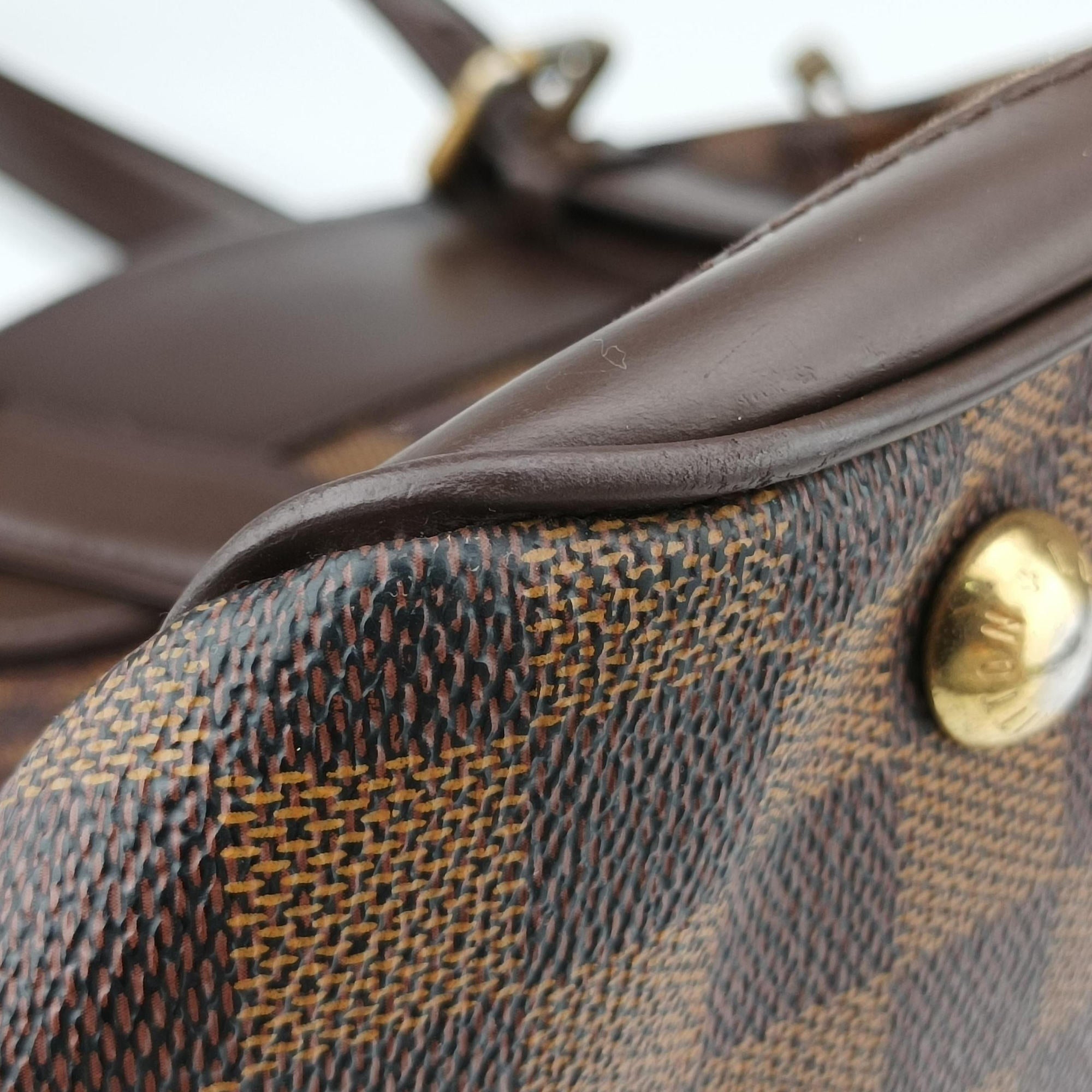 Secondhand Louis Vuitton VERONA MM EBENE Damier Canvas N41118 shoulderbag | stylenewstar