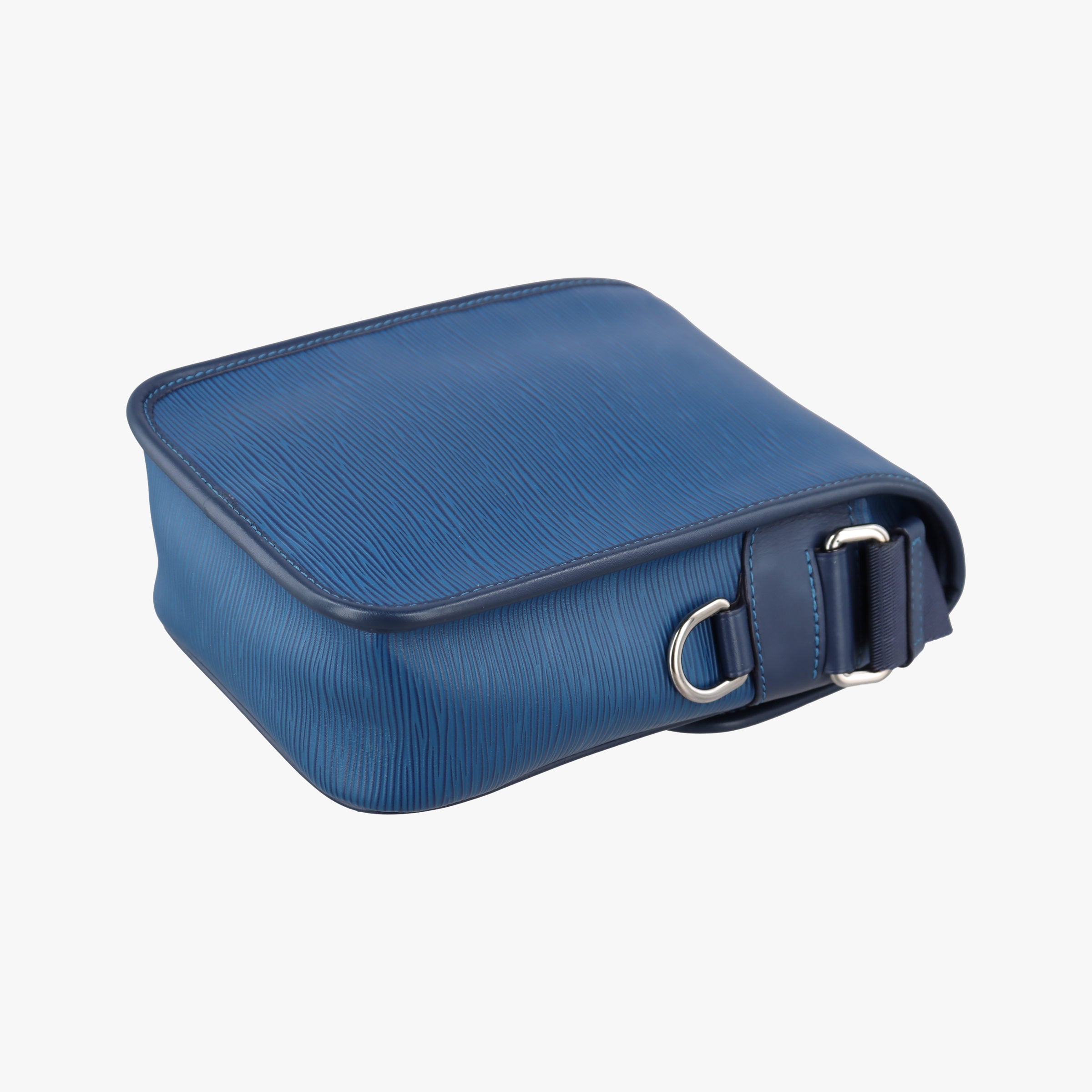 Pre-owned Louis Vuitton Downtown BB Messenger Blue Azur Epi ×leather M53497 shoulderbag | stylenewstar