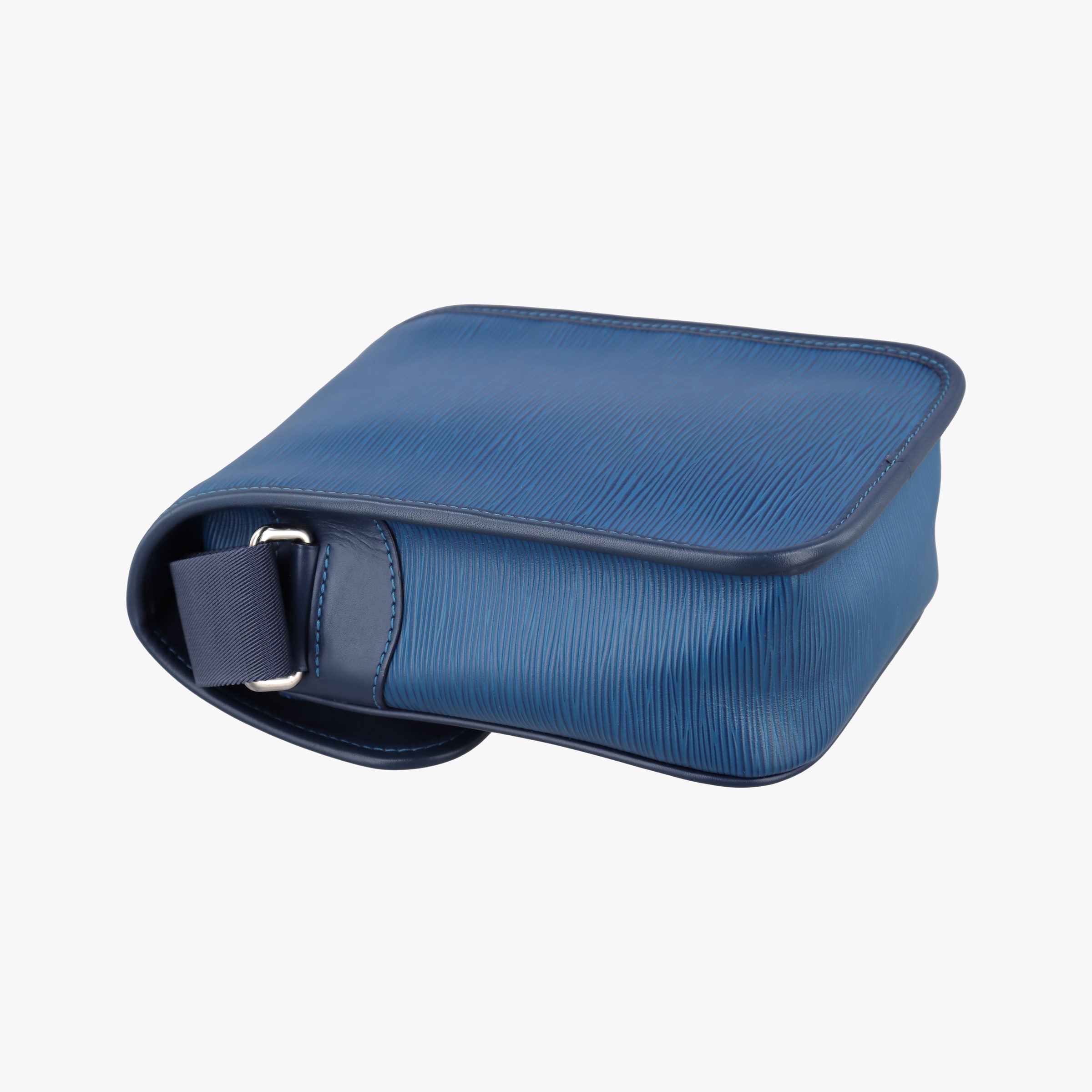 Pre-owned Louis Vuitton Downtown BB Messenger Blue Azur Epi ×leather M53497 shoulderbag | stylenewstar