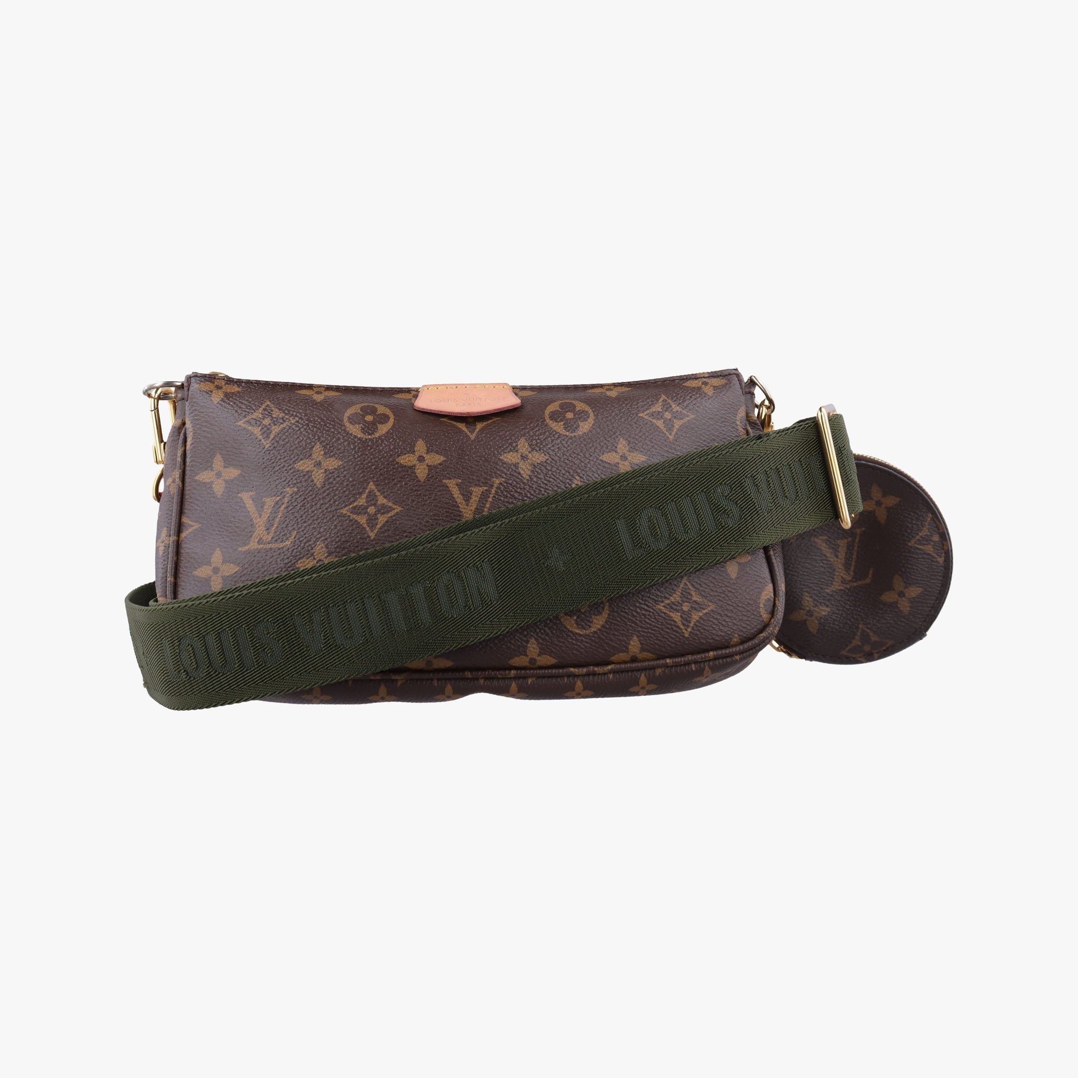 Secondhand Louis Vuitton Multi Pochette Accessoir brown×khaki Monogram Canvas M44813 shoulderbag | stylenewstar