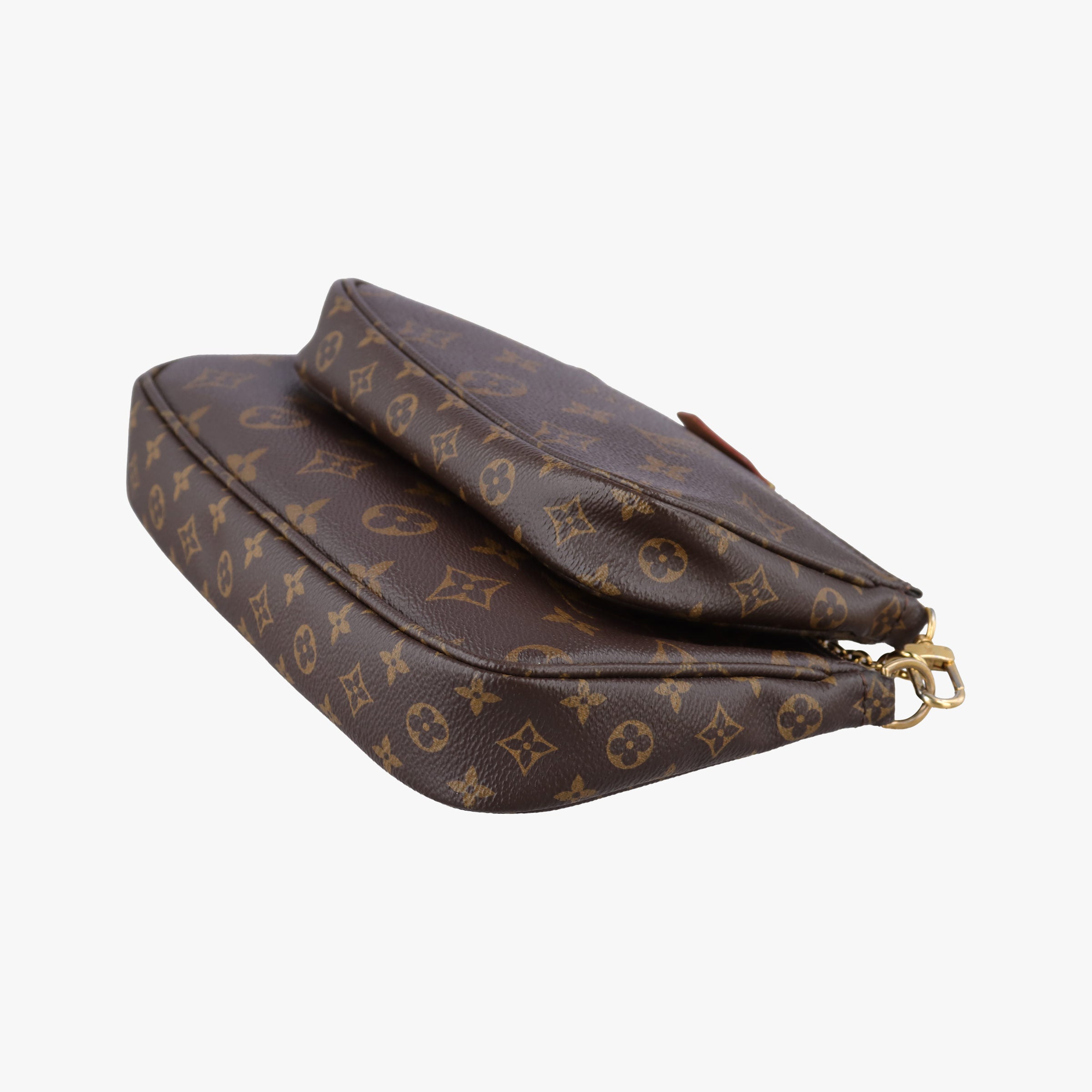 Vintage Louis Vuitton MULTI POCHETTE ACCESSOIRES brown×khaki Monogram Canvas M44840 shoulderbag | stylenewstar