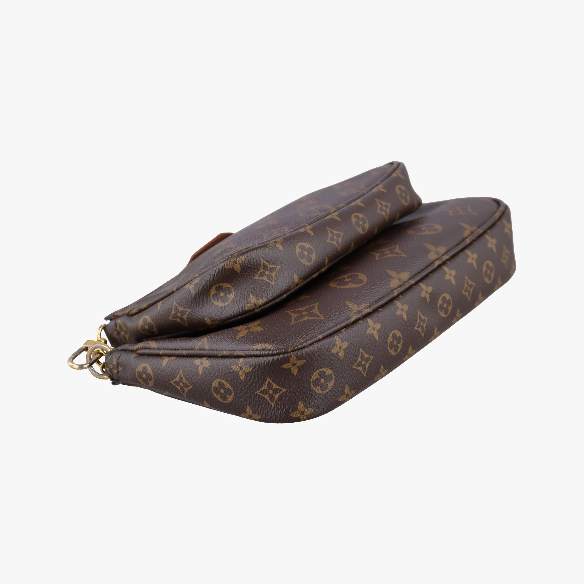 Vintage Louis Vuitton MULTI POCHETTE ACCESSOIRES brown×khaki Monogram Canvas M44840 shoulderbag | stylenewstar