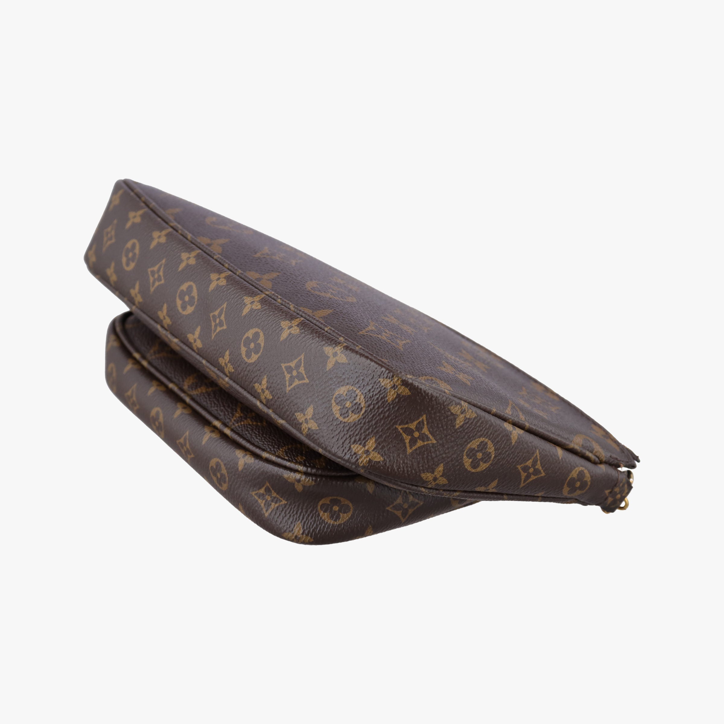 Vintage Louis Vuitton MULTI POCHETTE ACCESSOIRES brown×khaki Monogram Canvas M44840 shoulderbag | stylenewstar