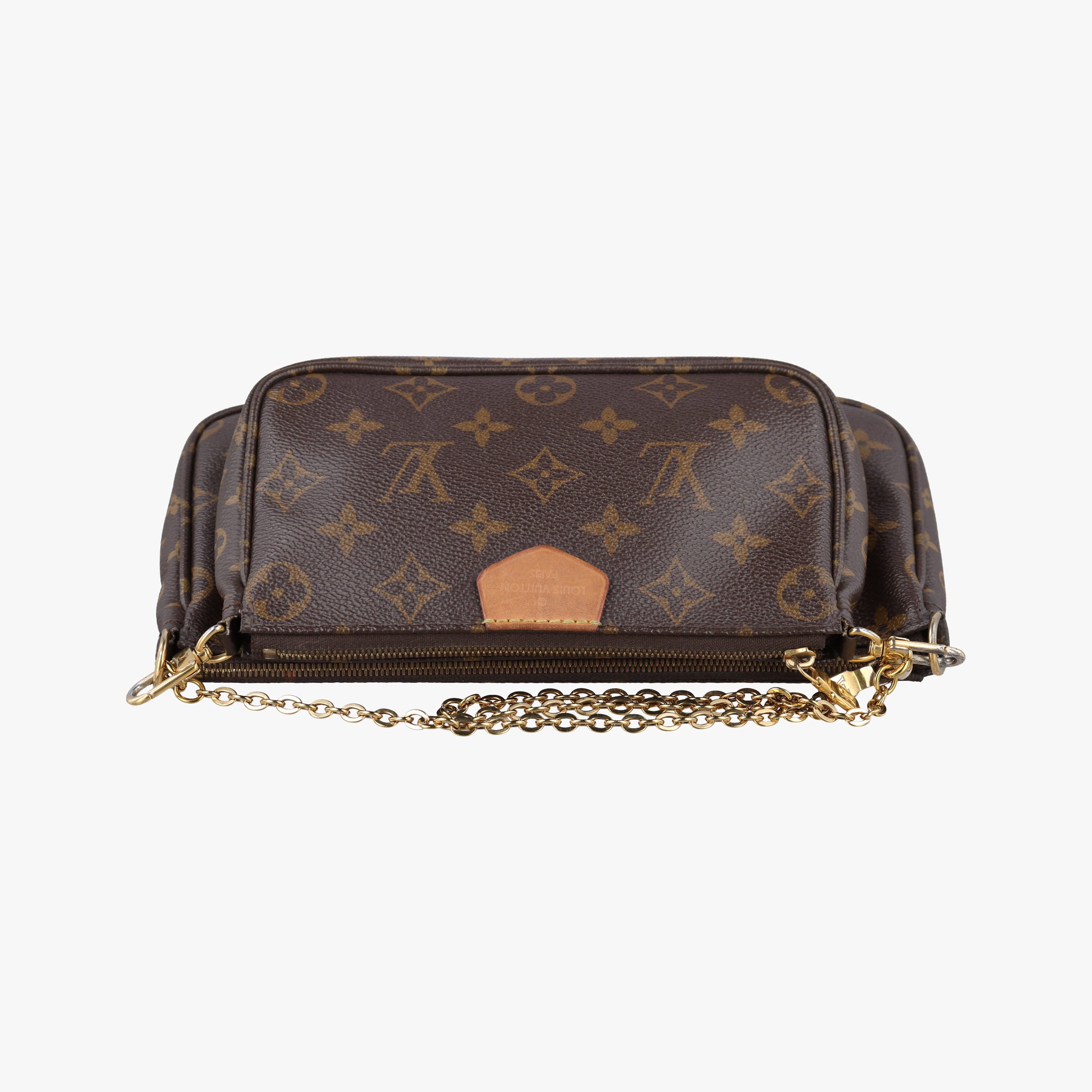 Vintage Louis Vuitton MULTI POCHETTE ACCESSOIRES brown×khaki Monogram Canvas M44840 shoulderbag | stylenewstar