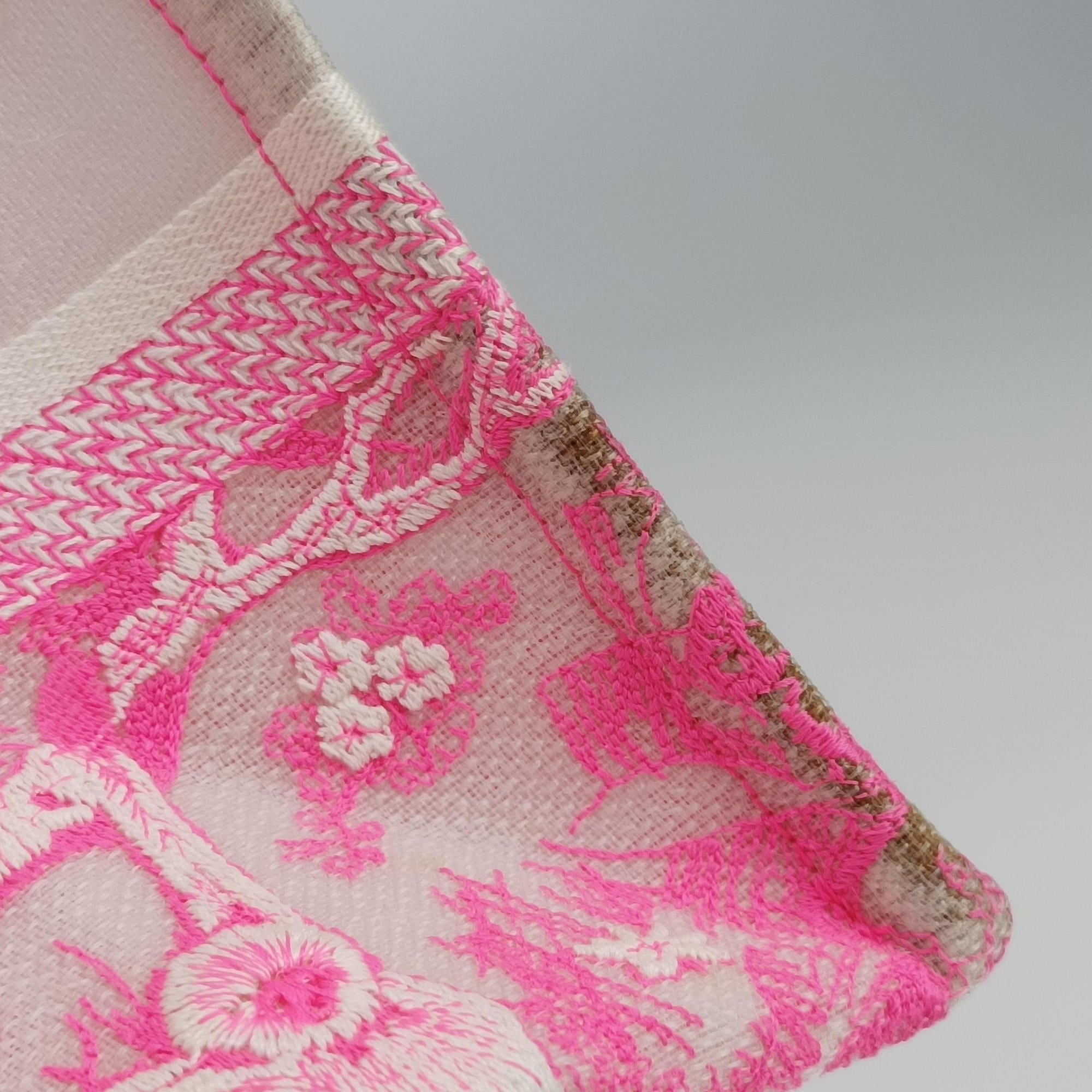 Secondhand Christian Dior Book Tote Small Pink canvas  handbag | stylenewstar