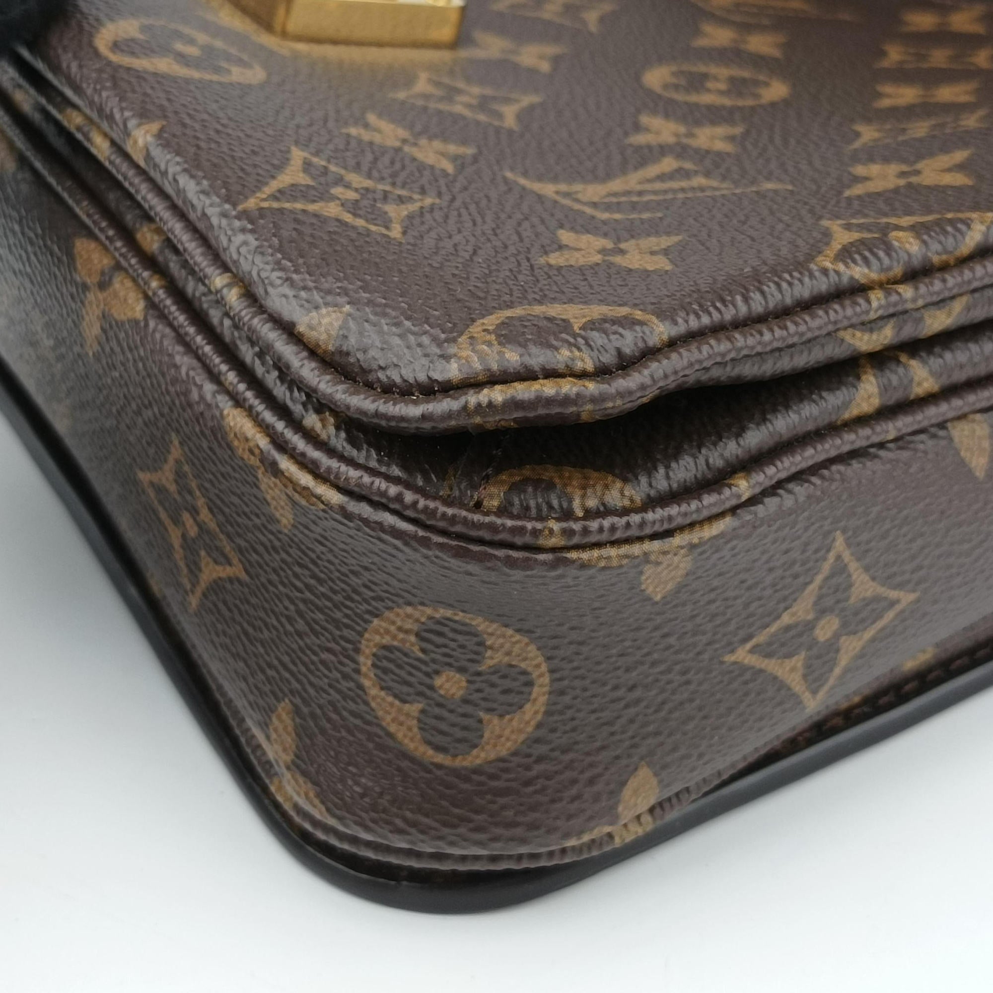 Pre-owned Louis Vuitton Pochette Metis MM Brown Monogram Canvas M44875 shoulderbag | stylenewstar