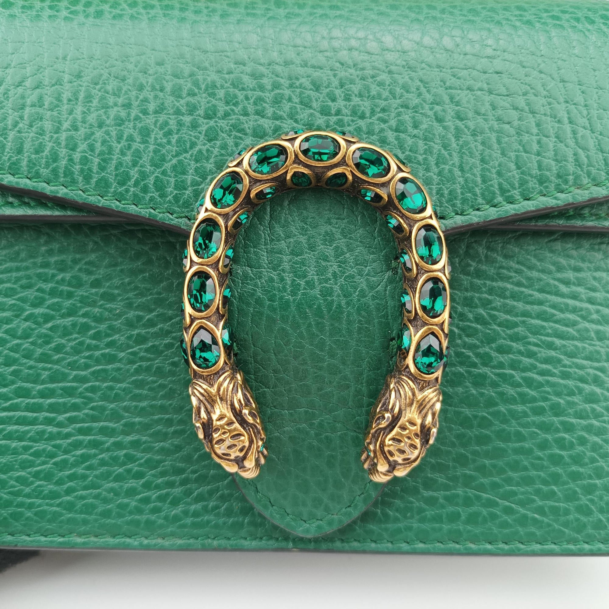 Vintage Gucci Dionysus Green Leather 476432 shoulderbag | stylenewstar