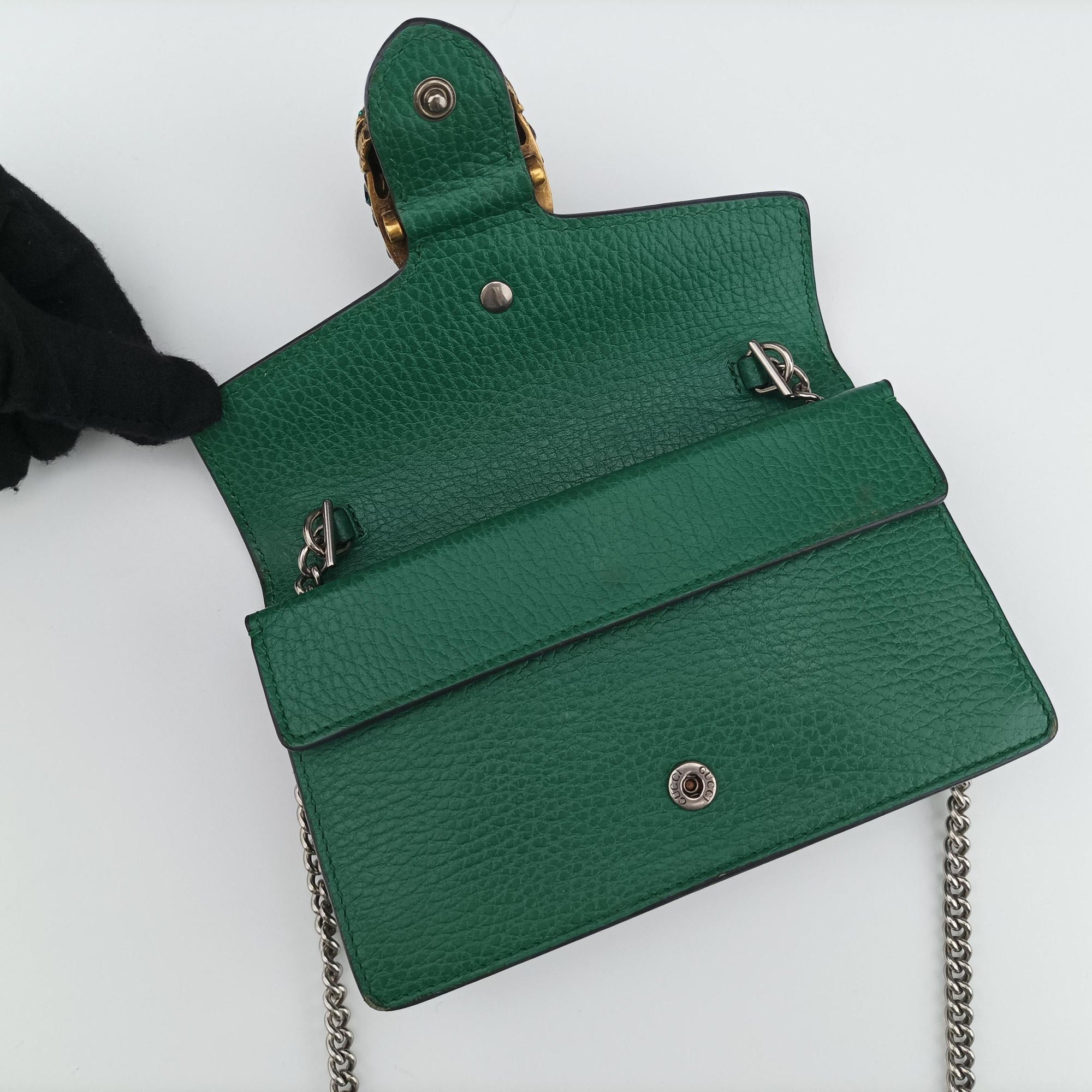 Vintage Gucci Dionysus Green Leather 476432 shoulderbag | stylenewstar
